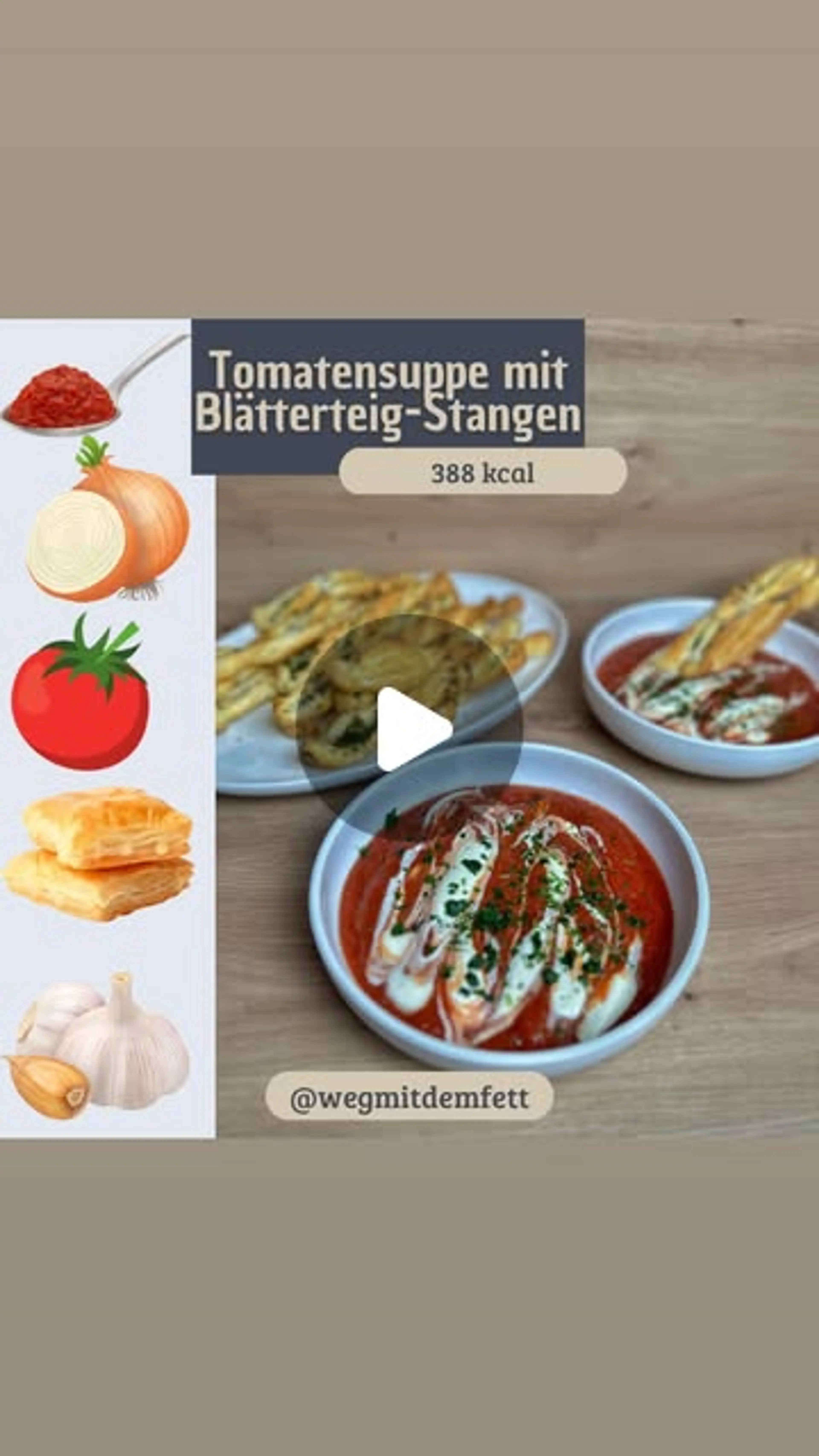 Heute Habe Ich Diese Super-leckere Tomatencreme-suppe Für Eu