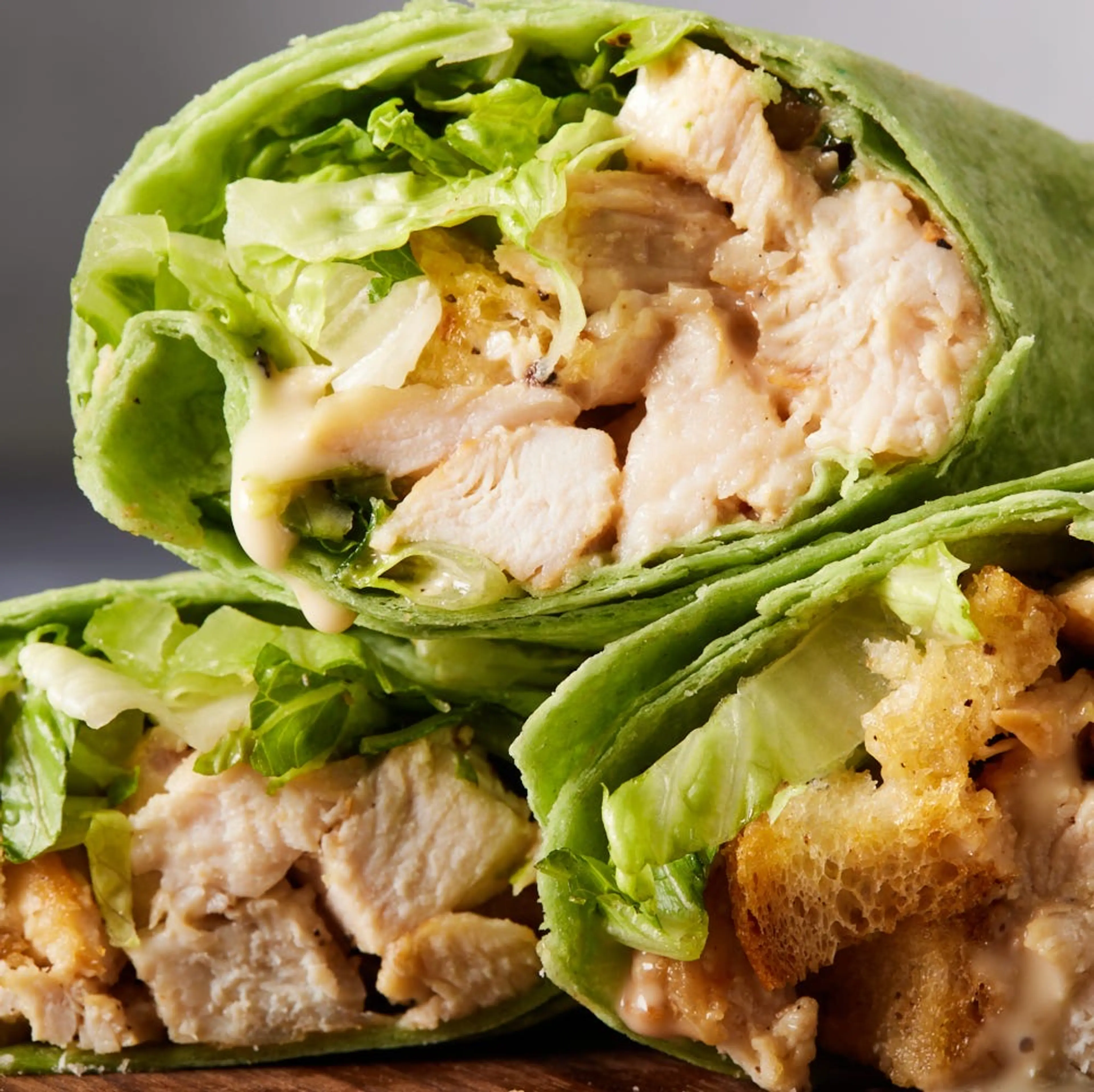 Chicken Caesar Wraps