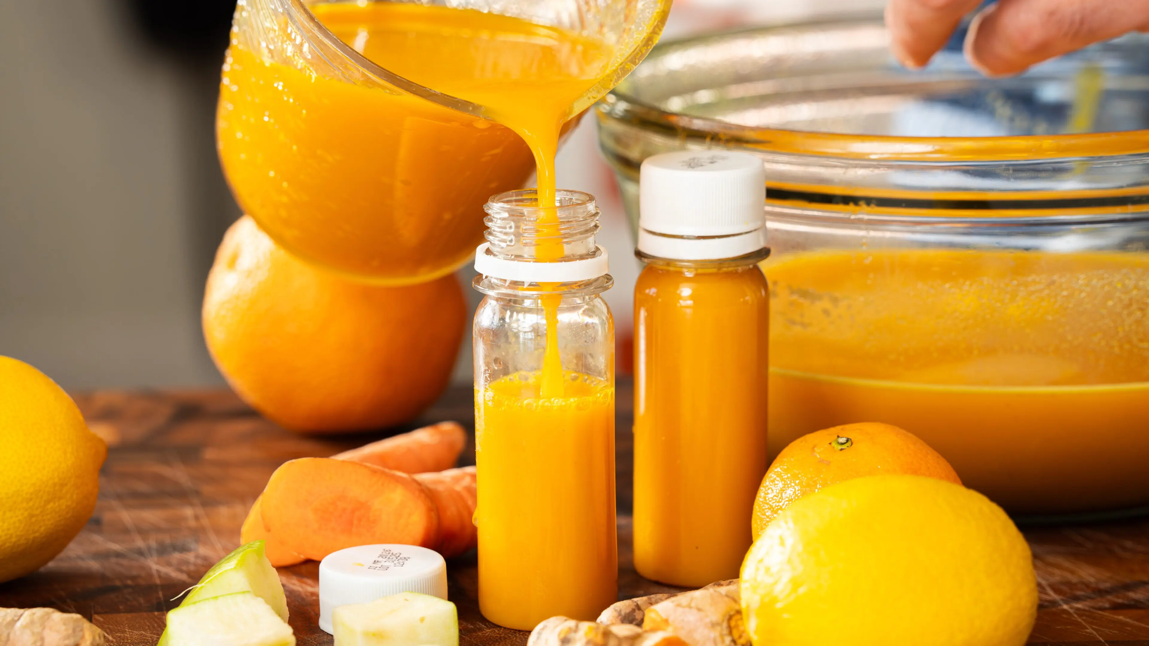 Immune Boosting Ginger Turmeric Shot Recipe