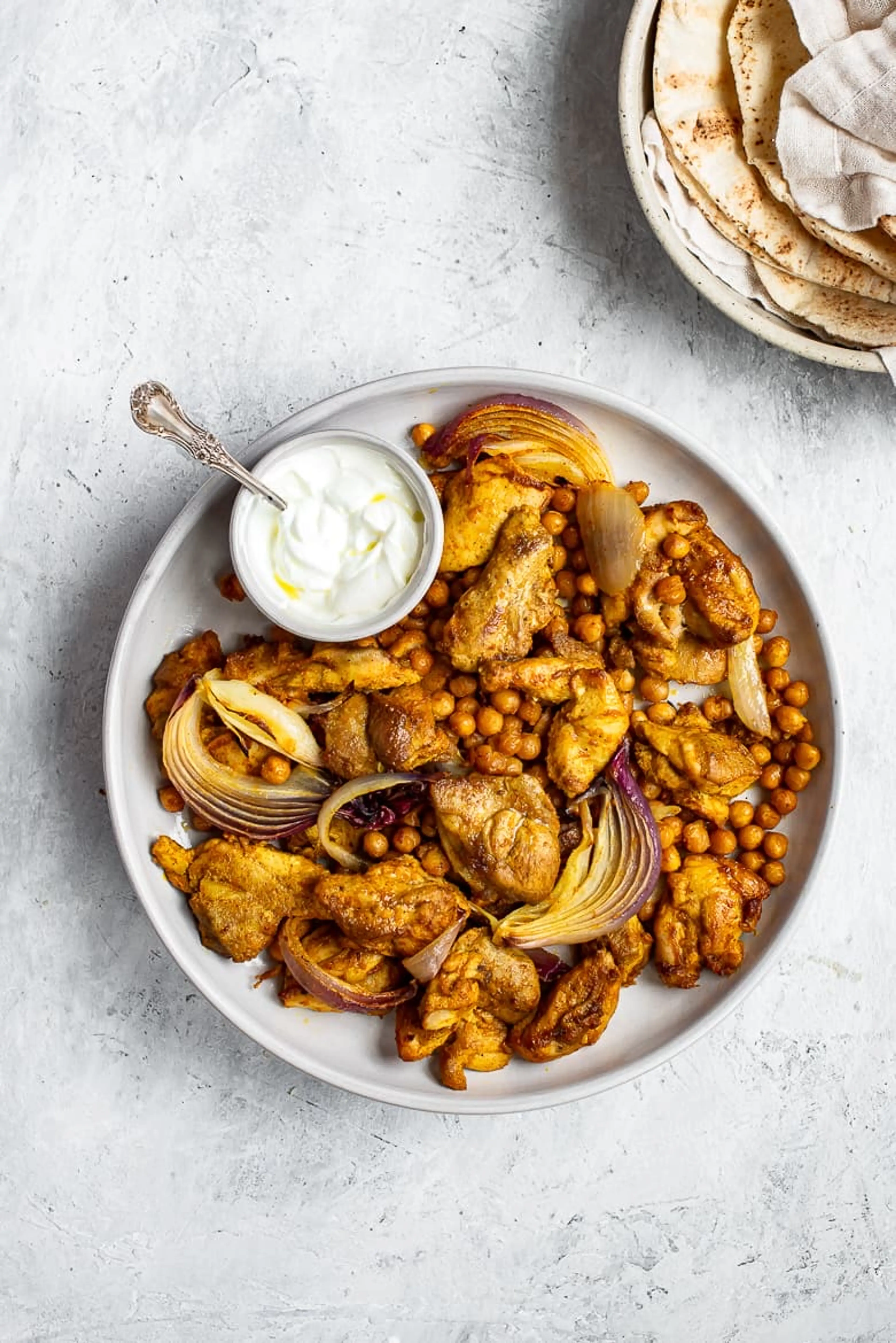 Shawarma Spiced Chicken and chickpeas