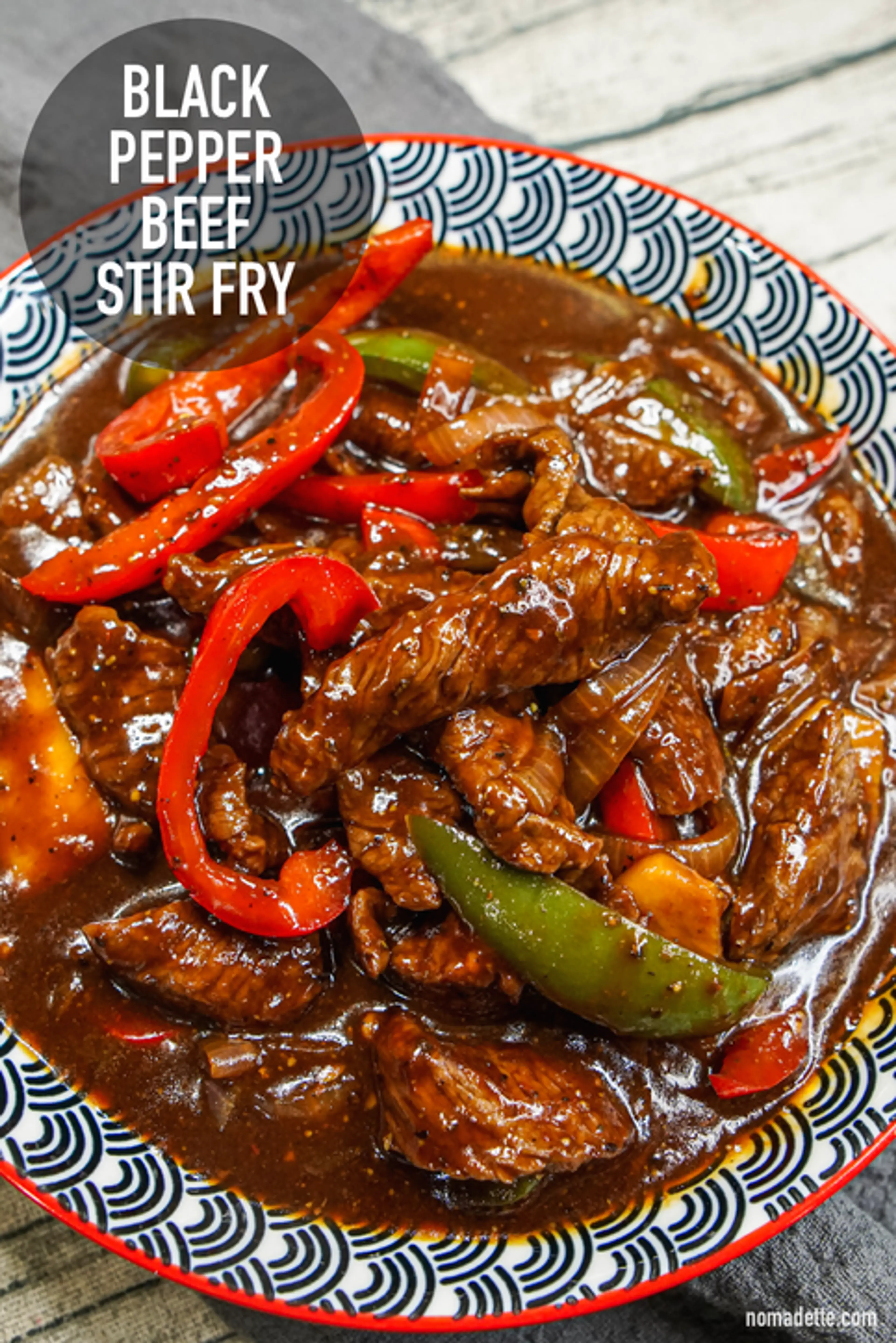 Black Pepper Beef Stir Fry