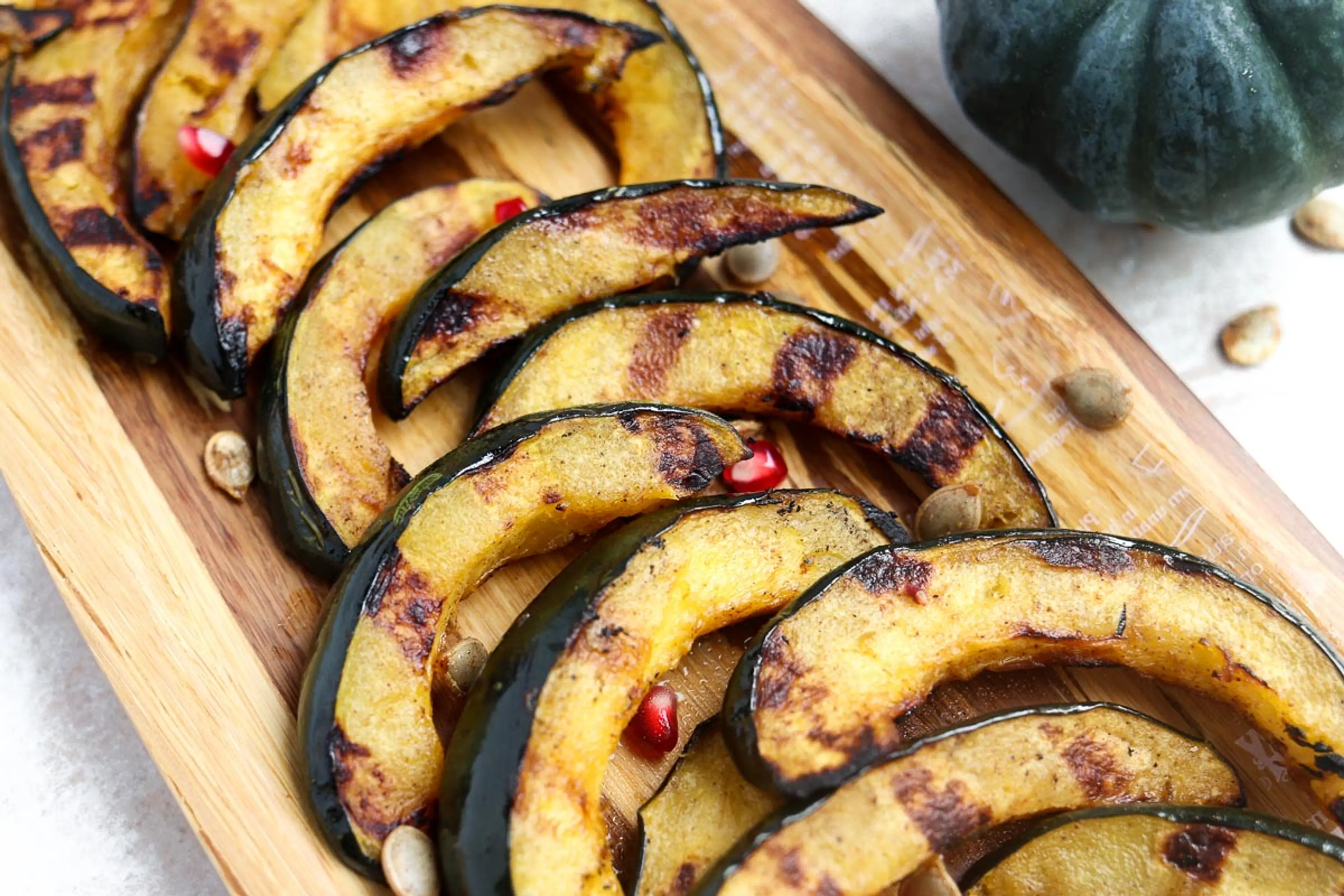 Grilled Acorn Squash - Sweet & Spicy