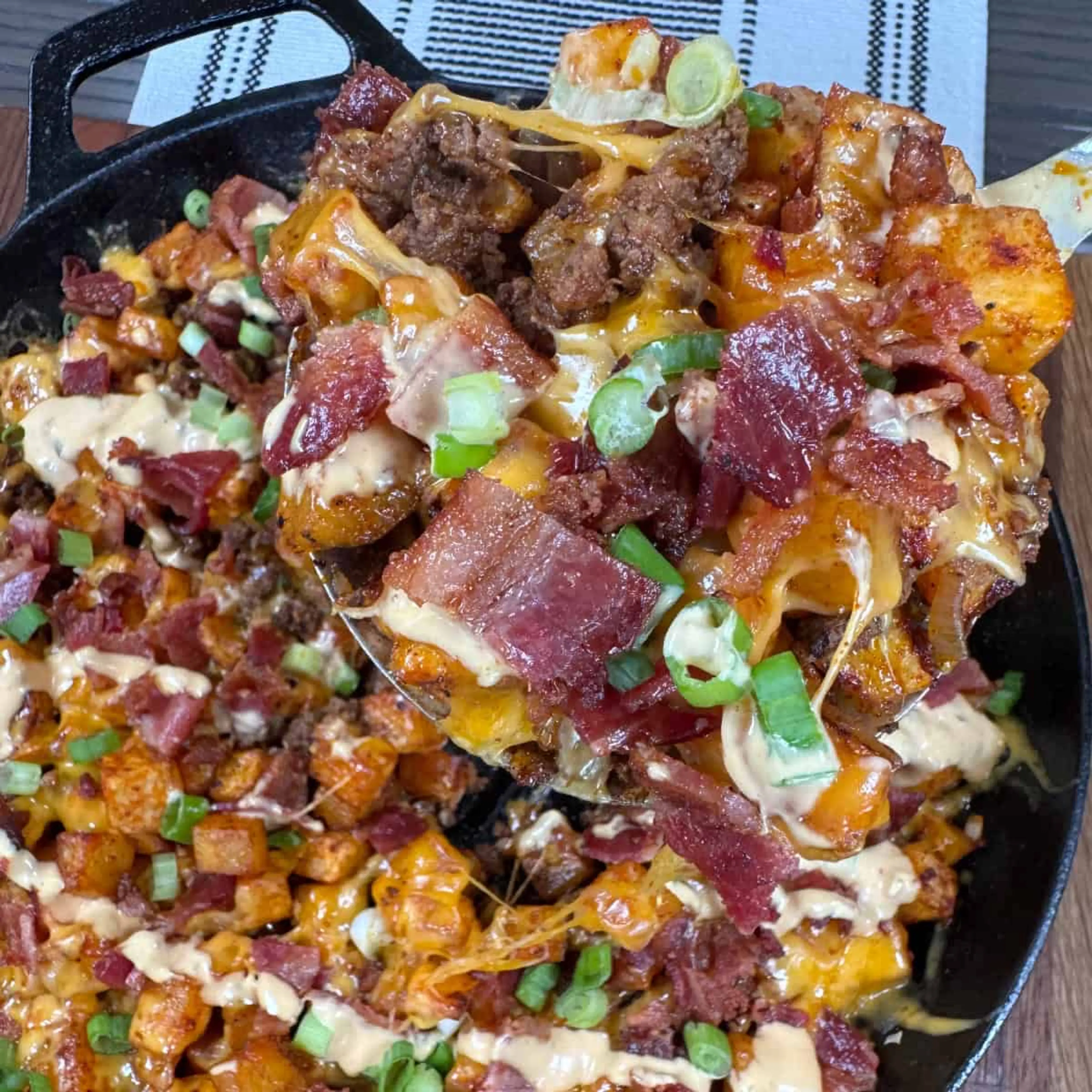 Cheeseburger Potato Skillet