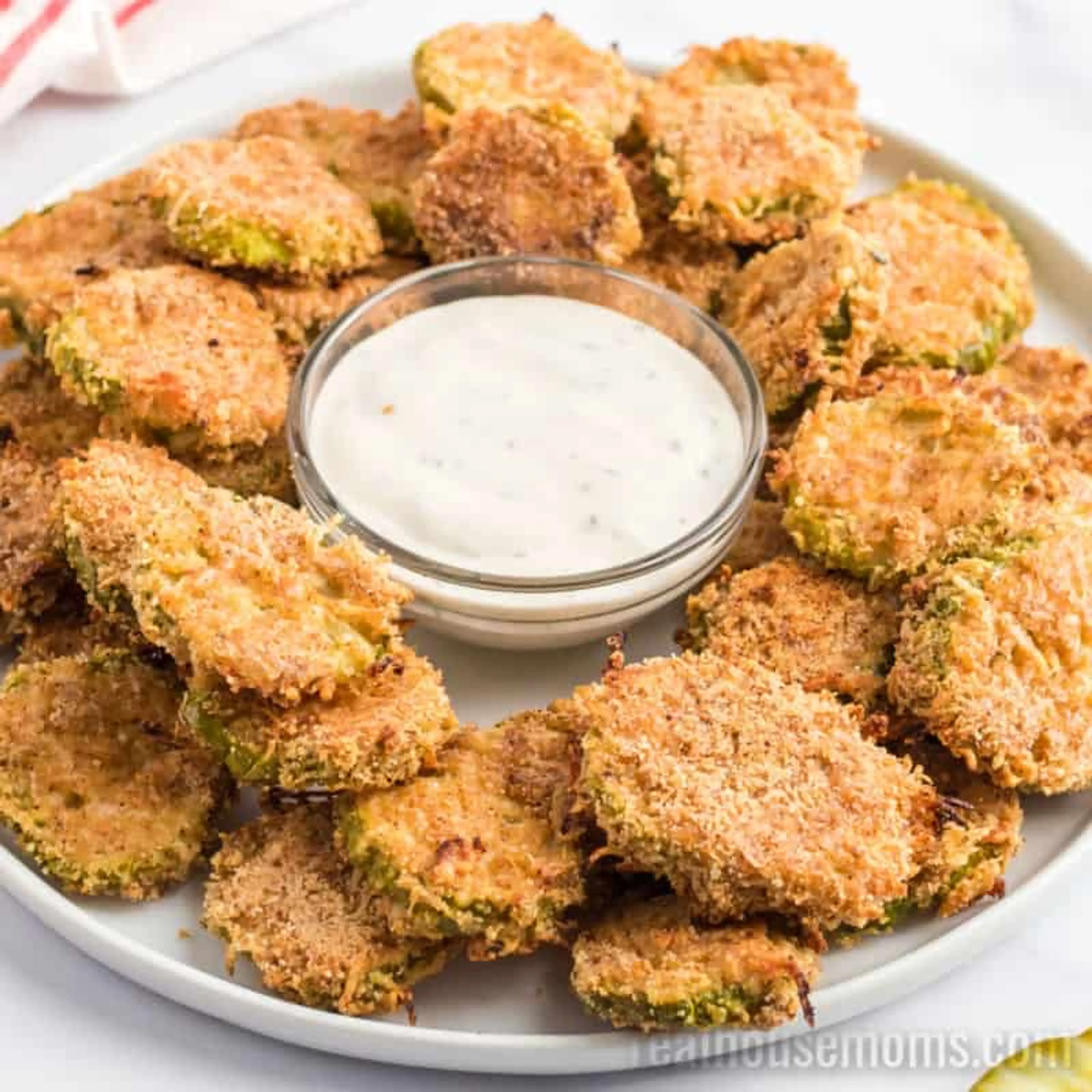 Low Carb "Fried" Pickles