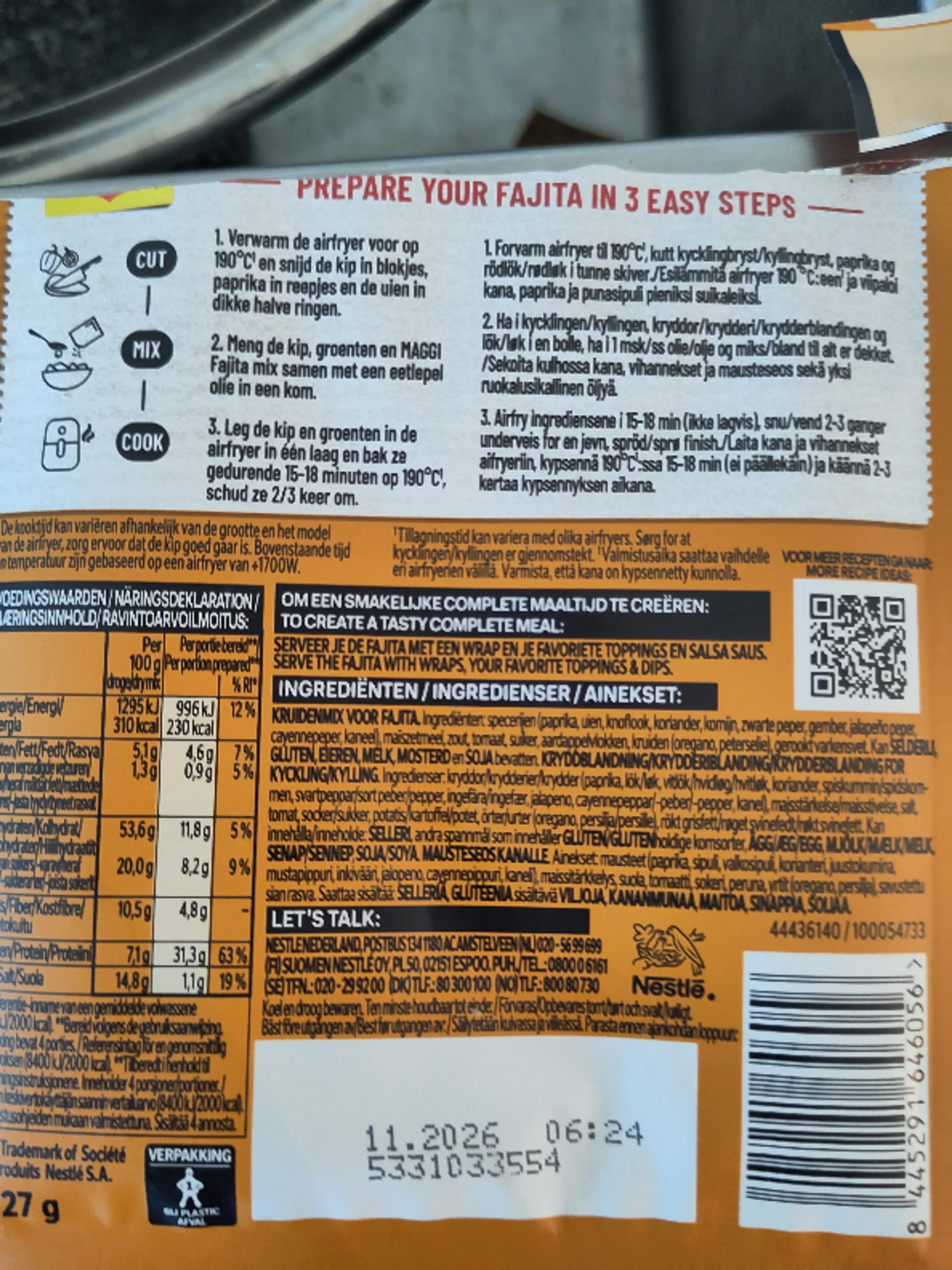 Air Fryer Fajitas