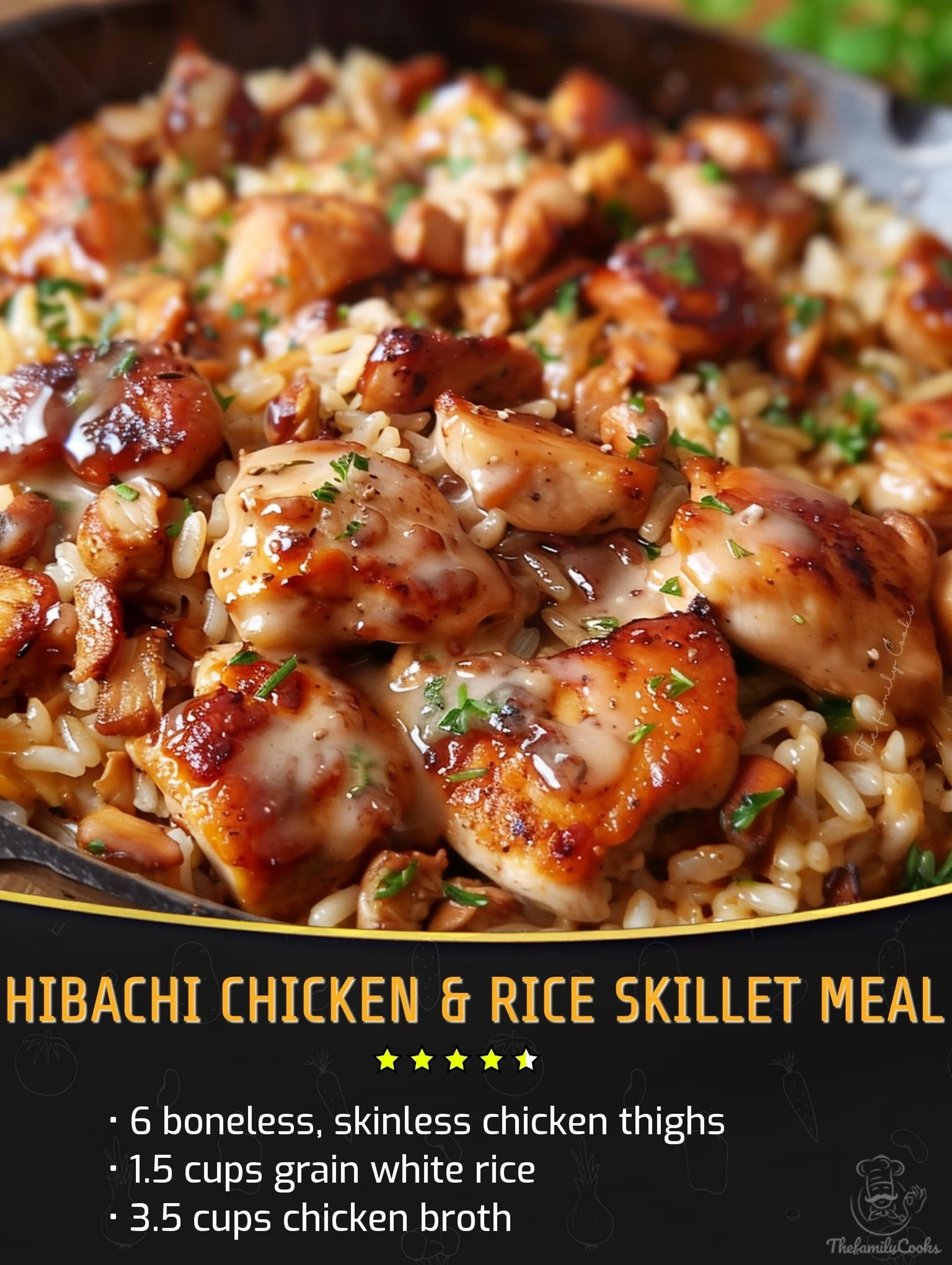 Hibachi Chicken & Rice Skillet Meal