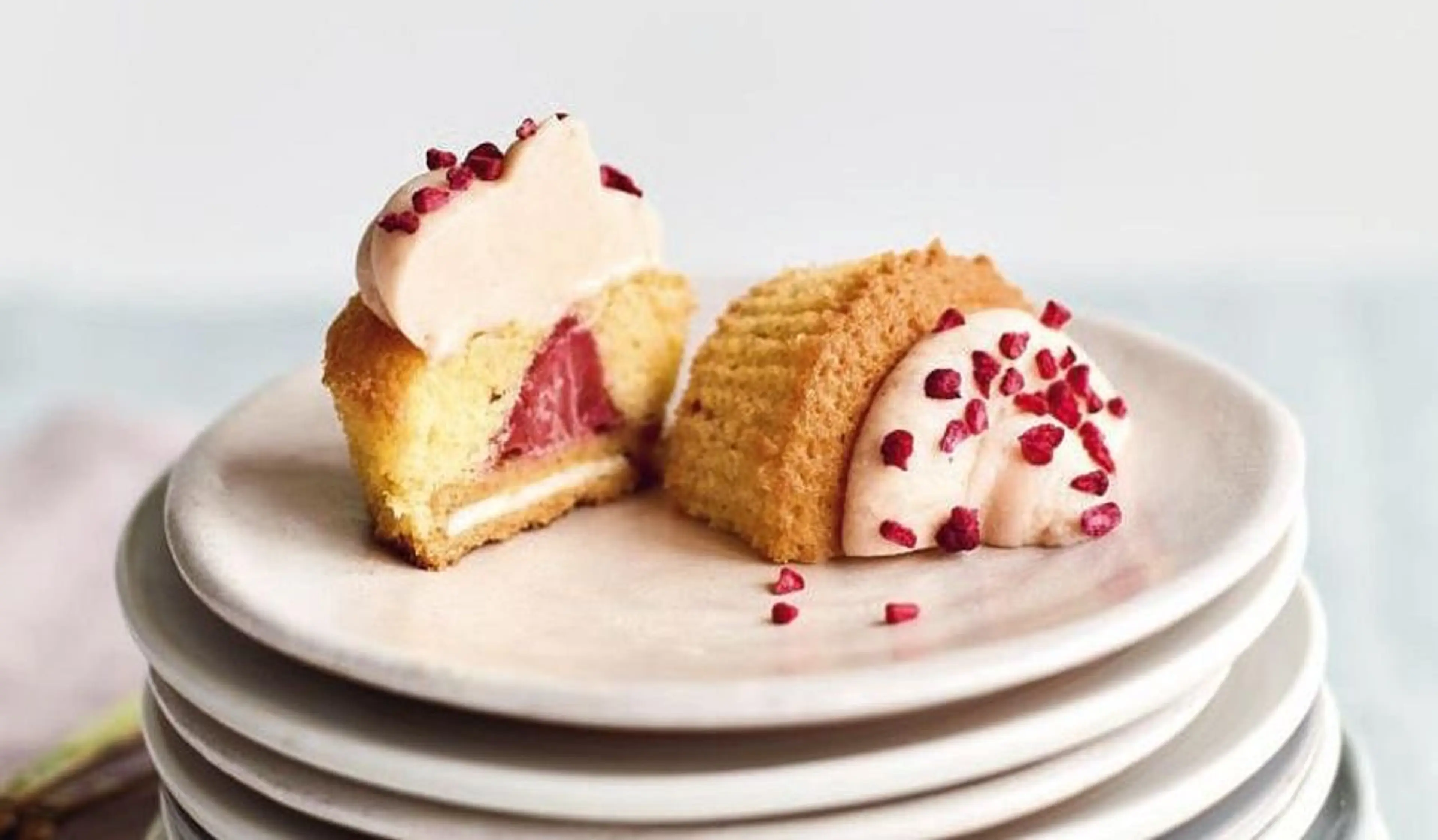 Nadiya Hussain’s Strawberry and Clotted Cream Shortcake Cupc
