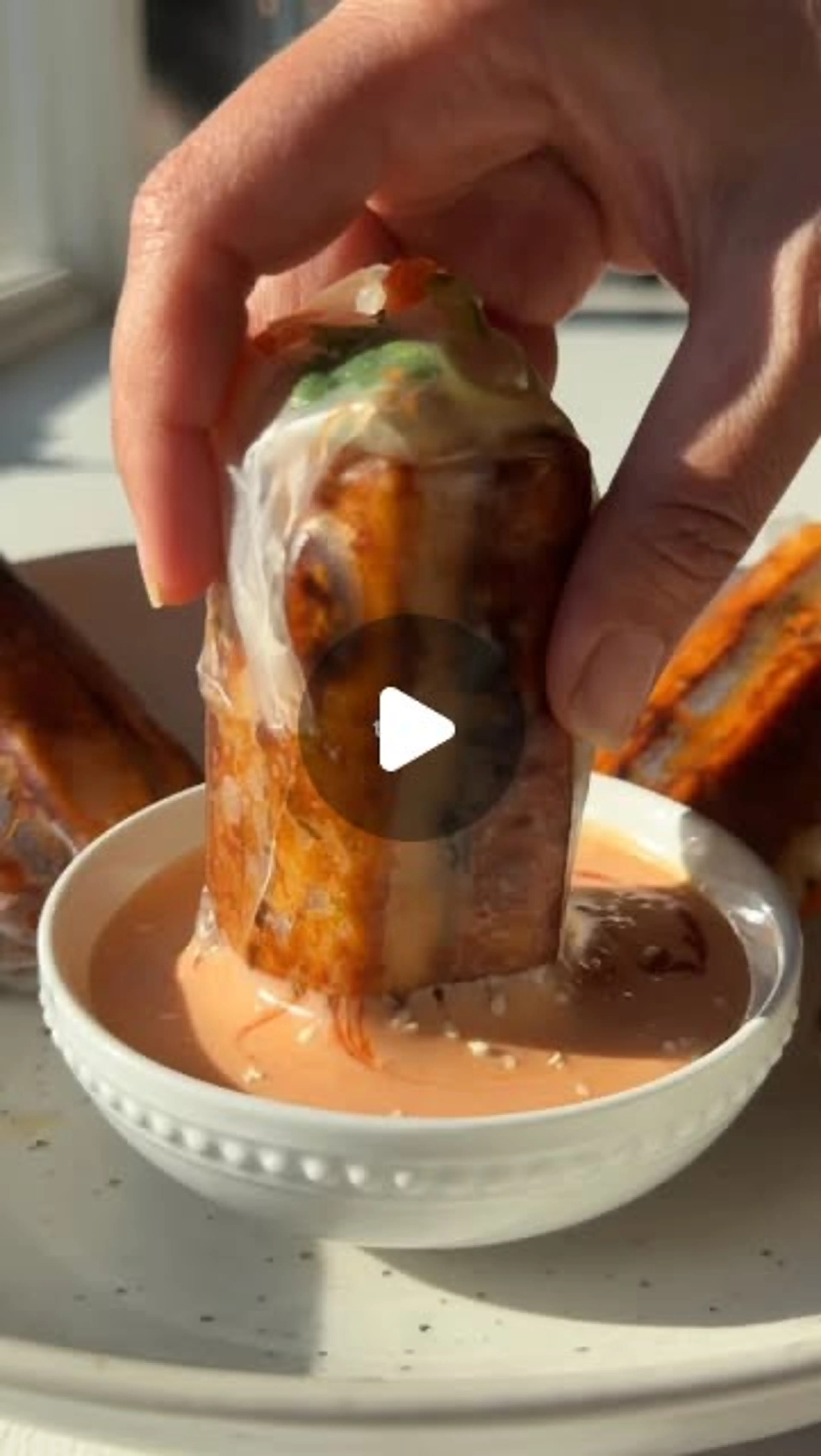 Bang Bang Tofu Rice Paper Rolls Are Fresh, Flavorful, and Fr