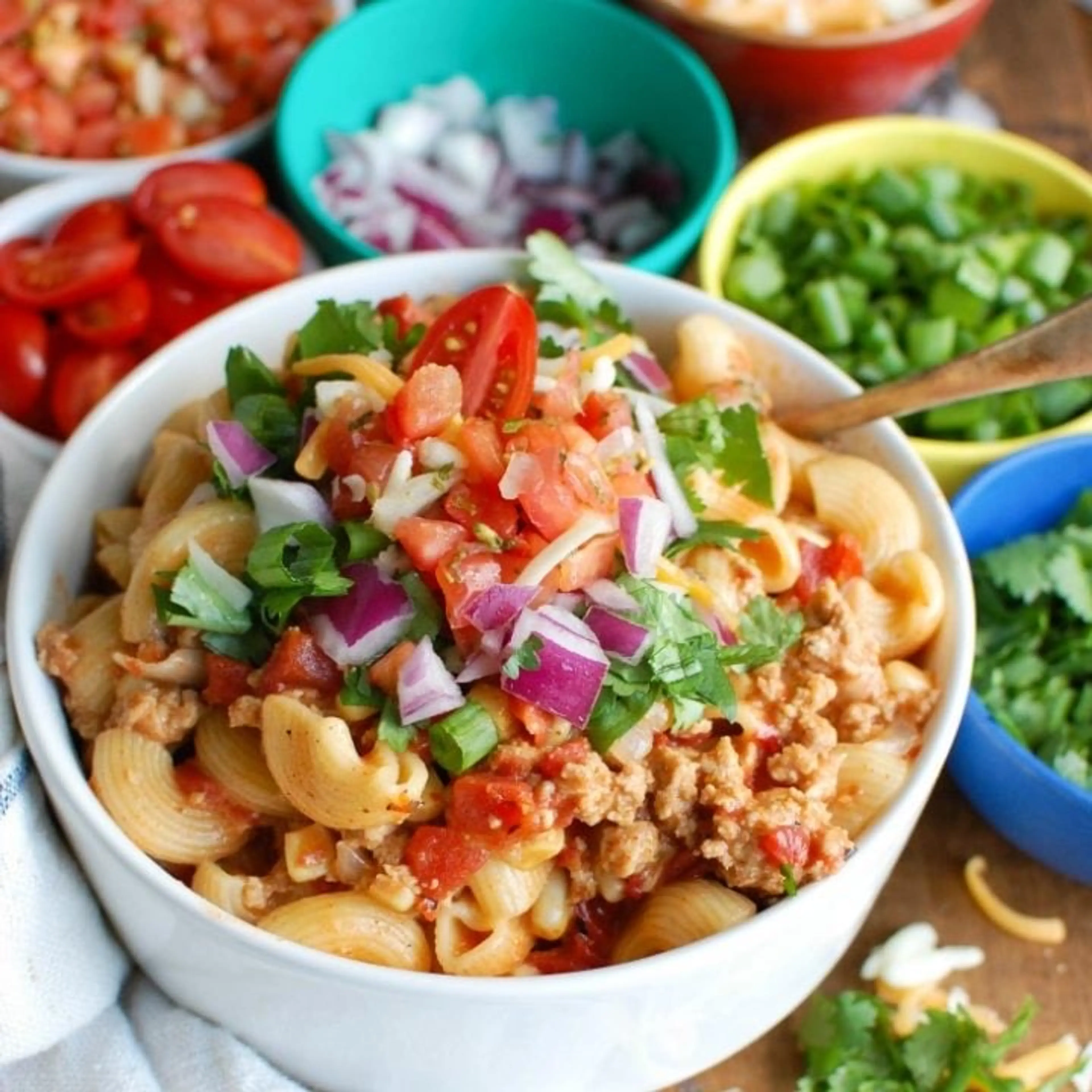 Instant Pot Turkey Taco Pasta