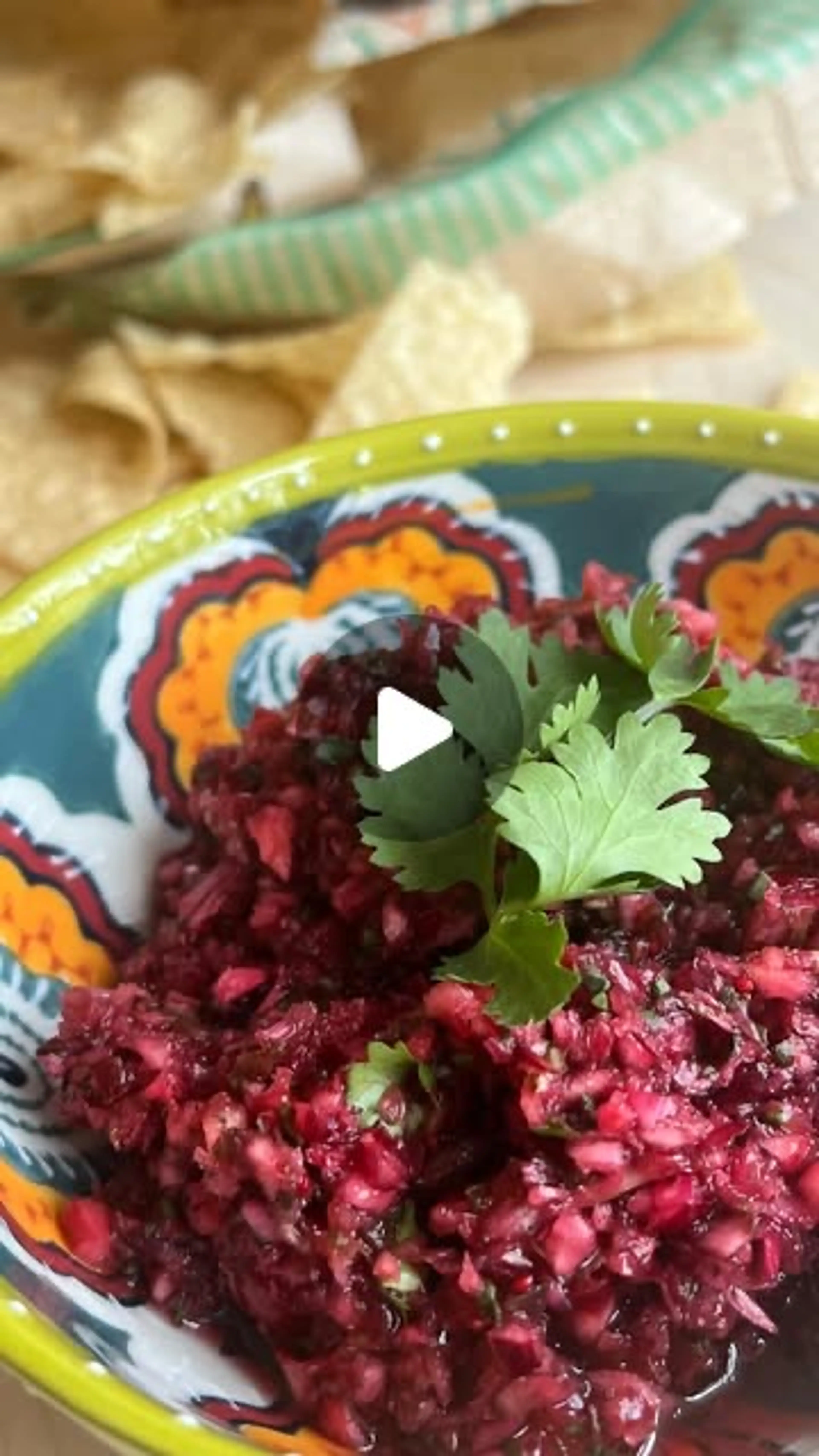Cranberry salsa