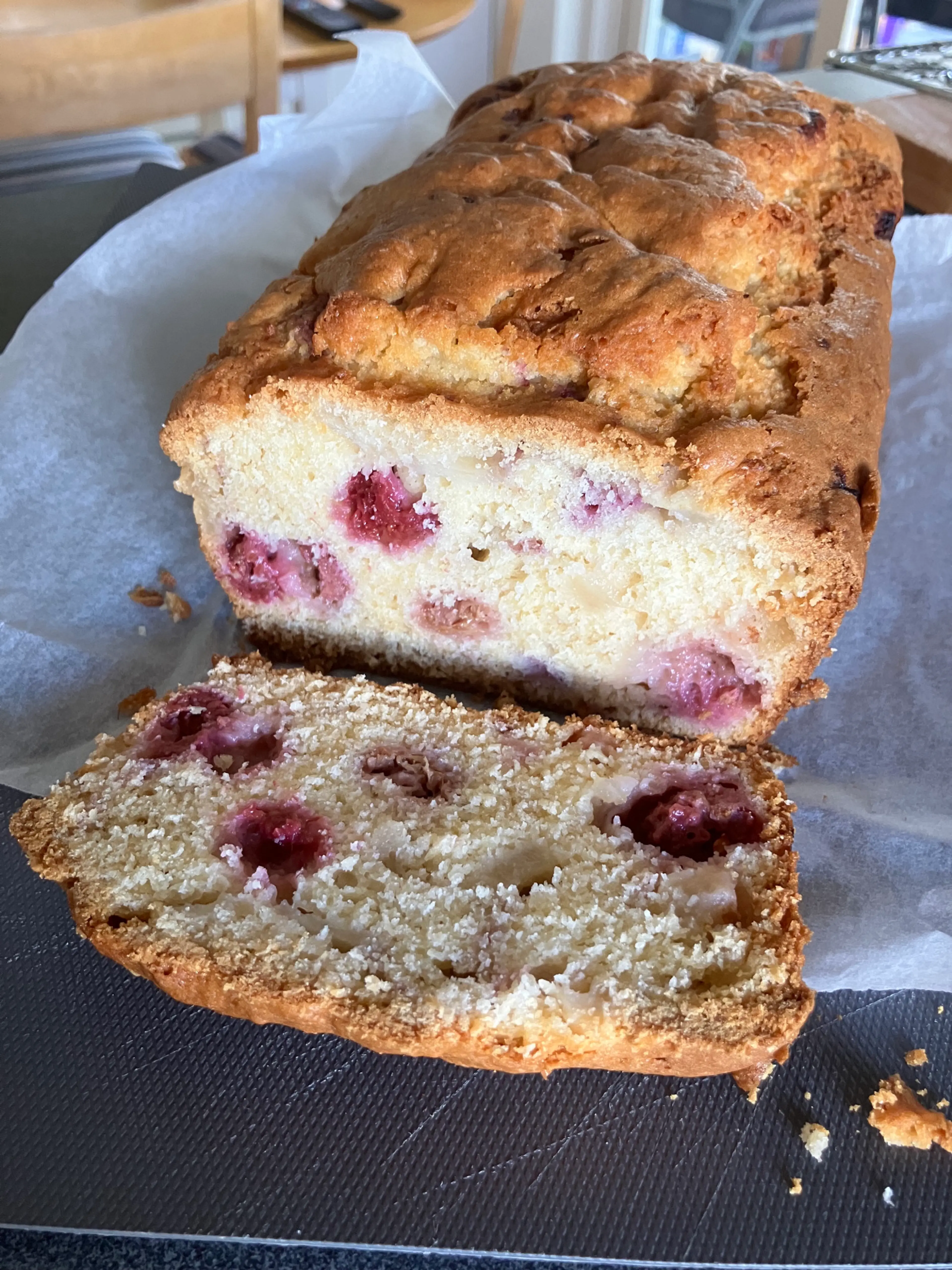 Pear And Raspberry Bread
