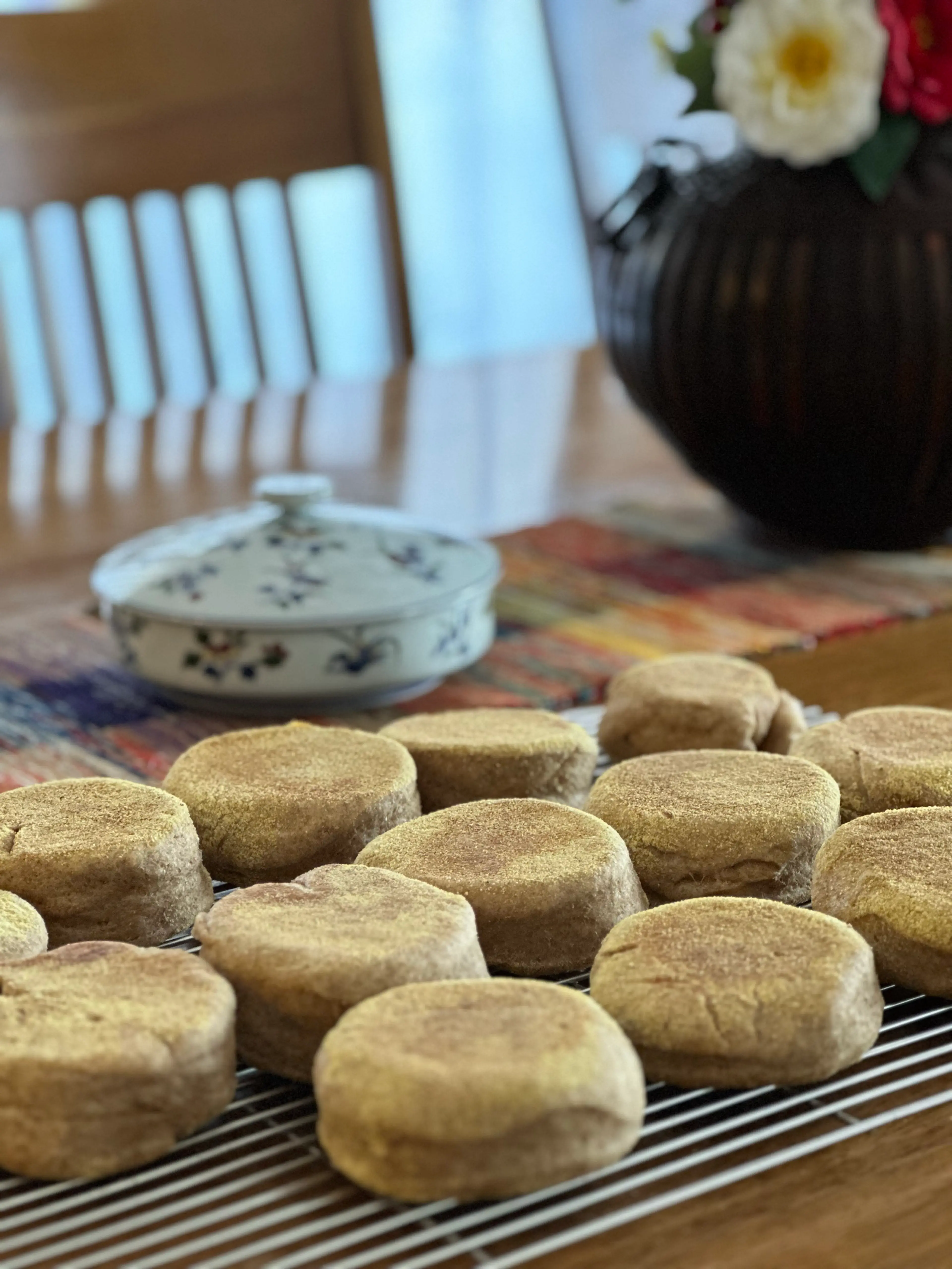 Sourdough Discard English Muffins