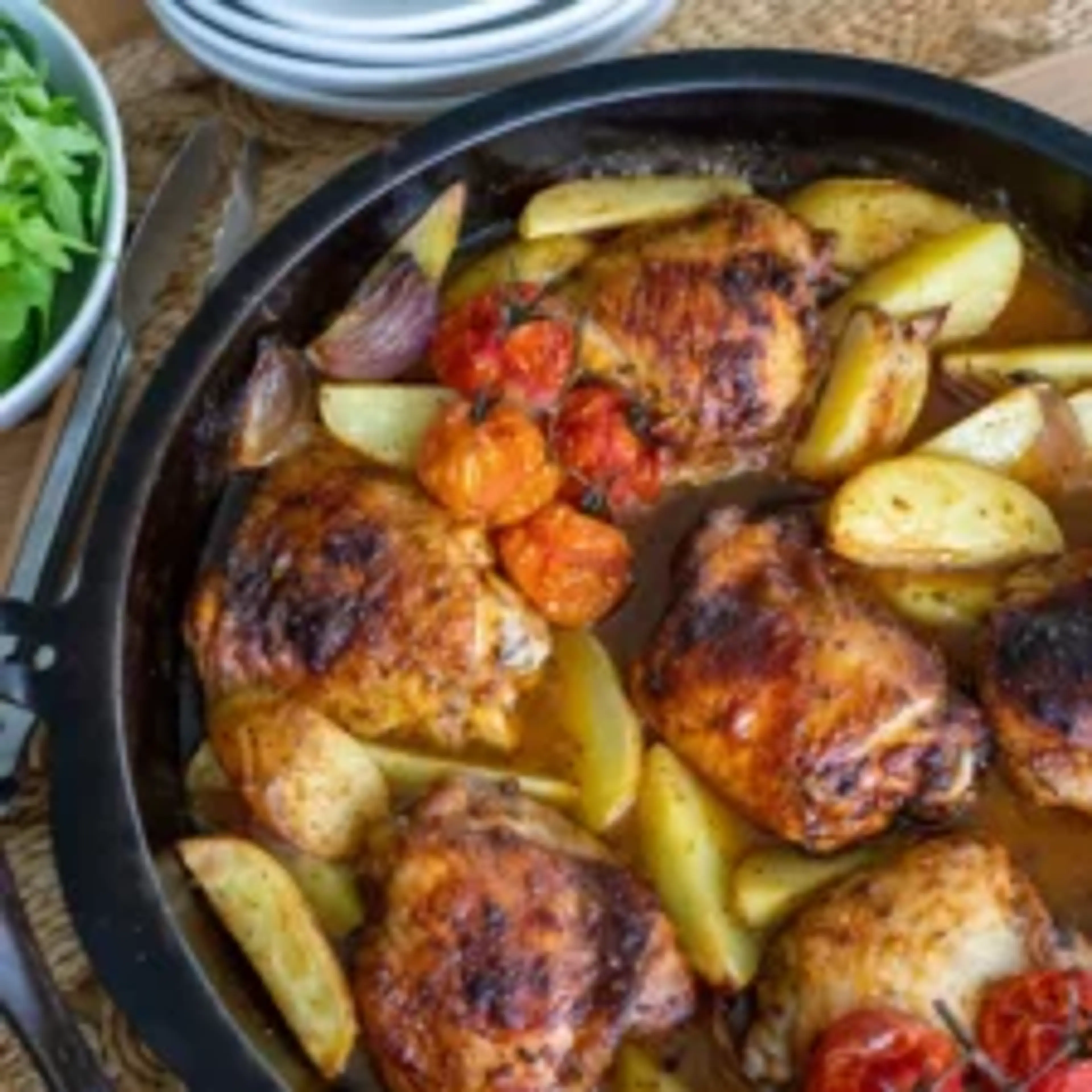 Mediterranean Chicken Tray Bake