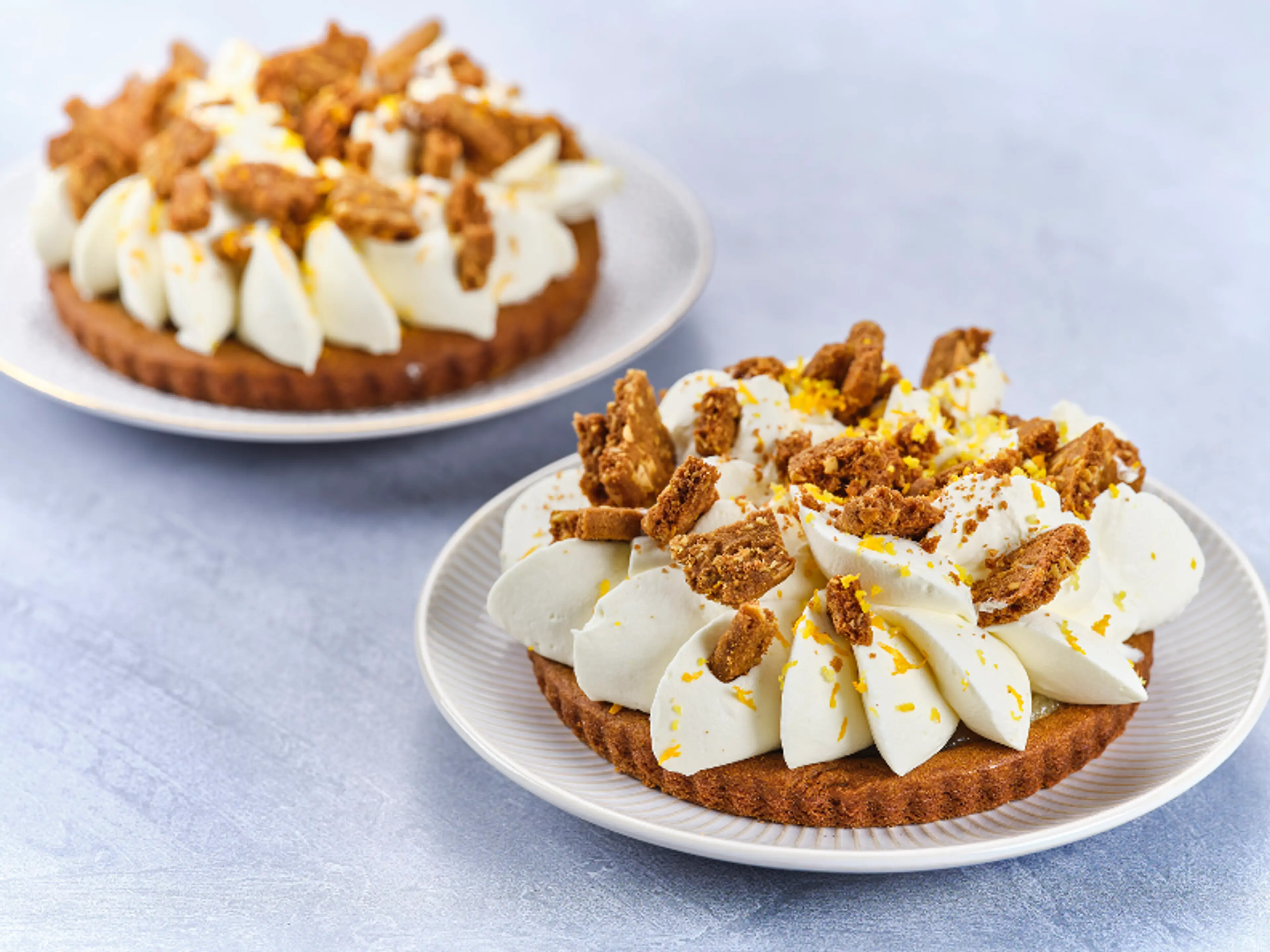 Speculaastaart met mandarijn