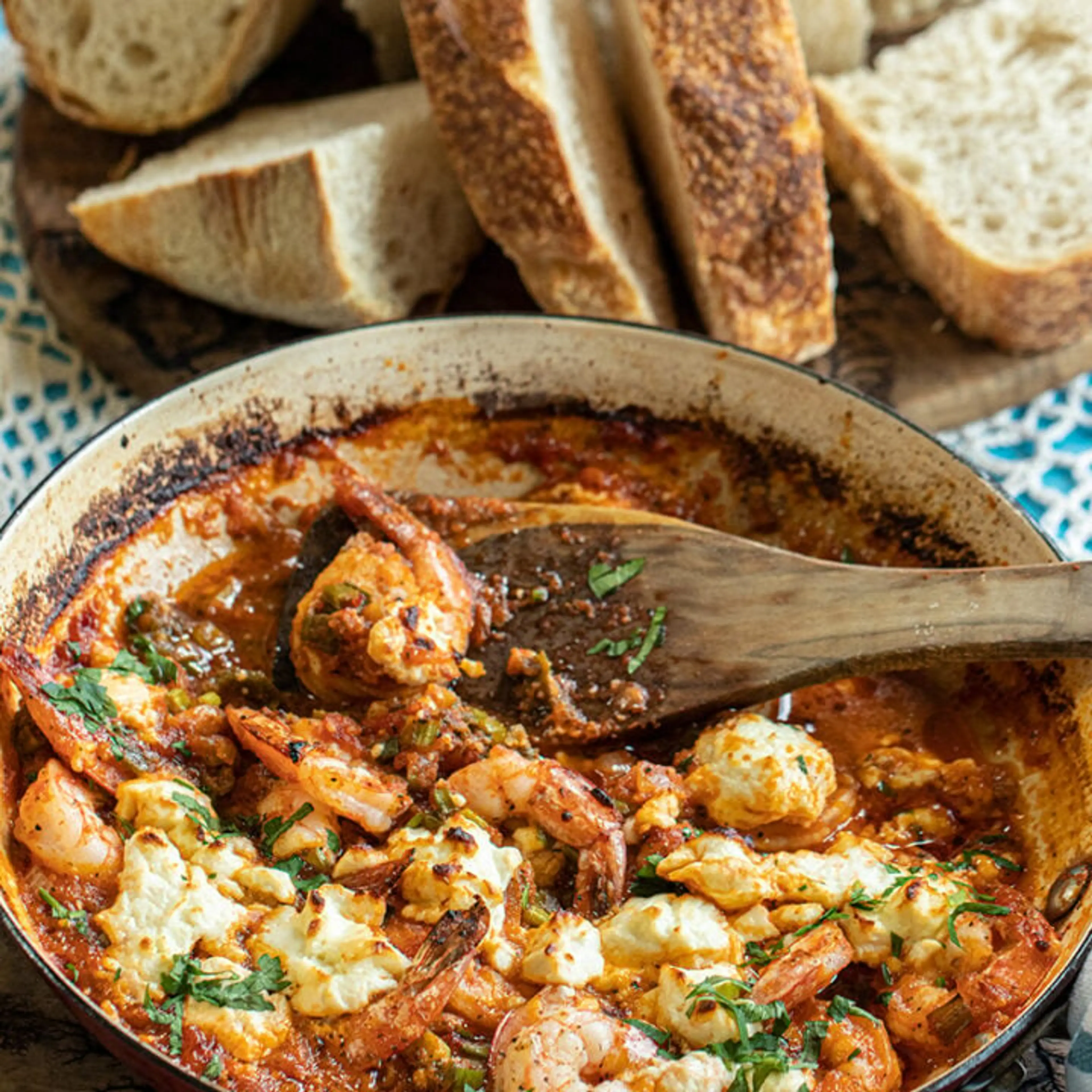 Shrimp Saganaki
