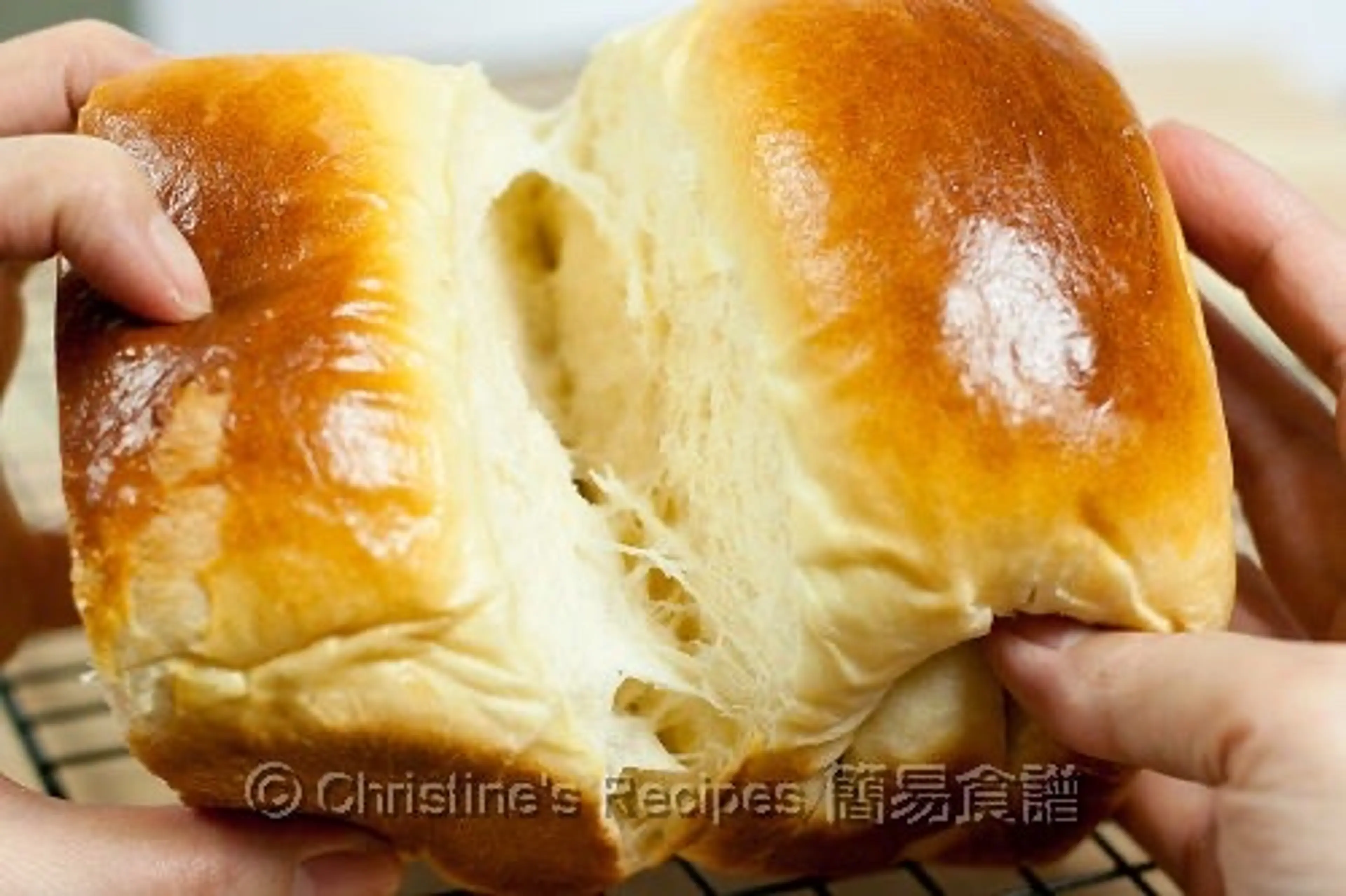 Brioche hokkaïdo à la mie filante (méthode tangzhong) - Hokk