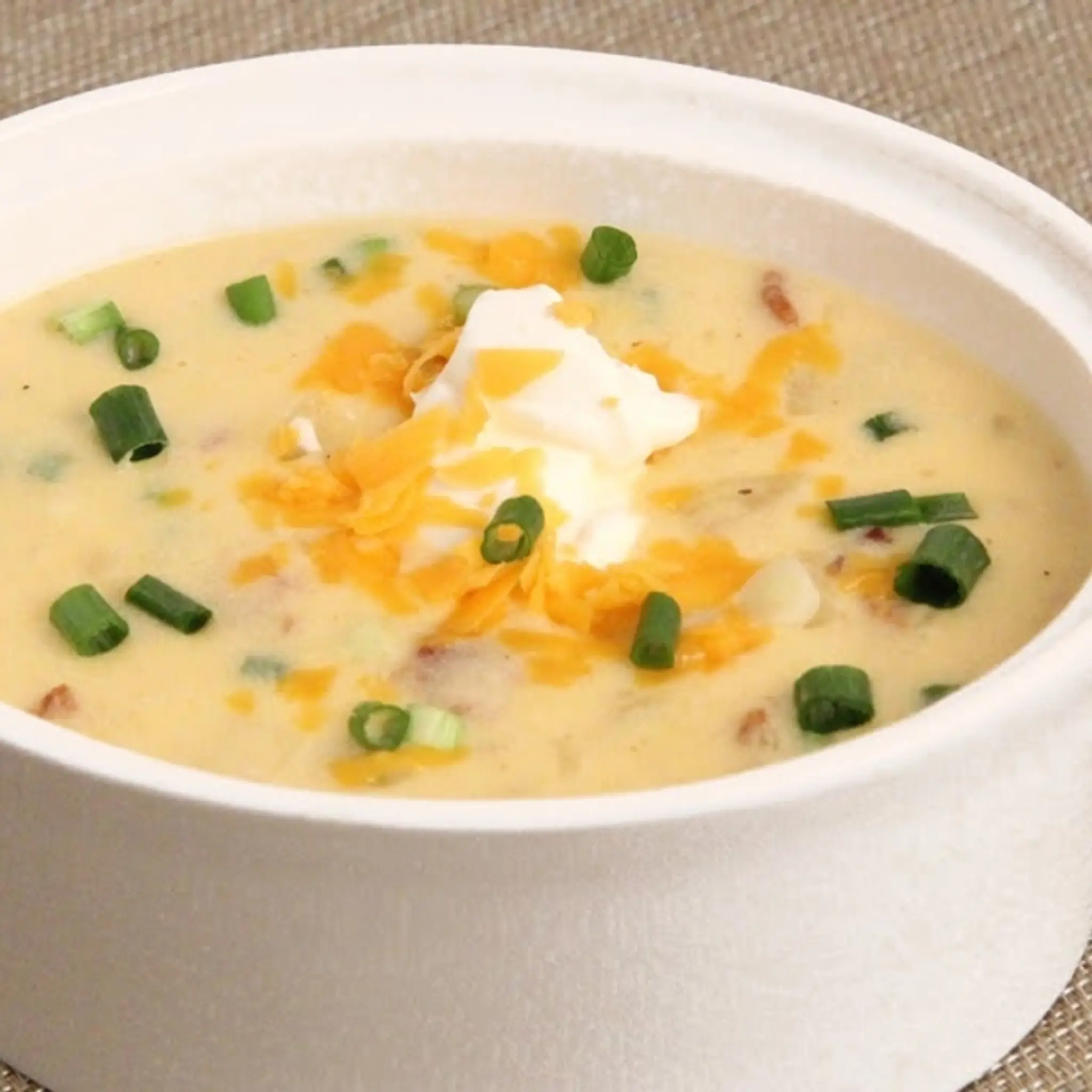 Laura Vitale's Loaded Baked Potato Soup