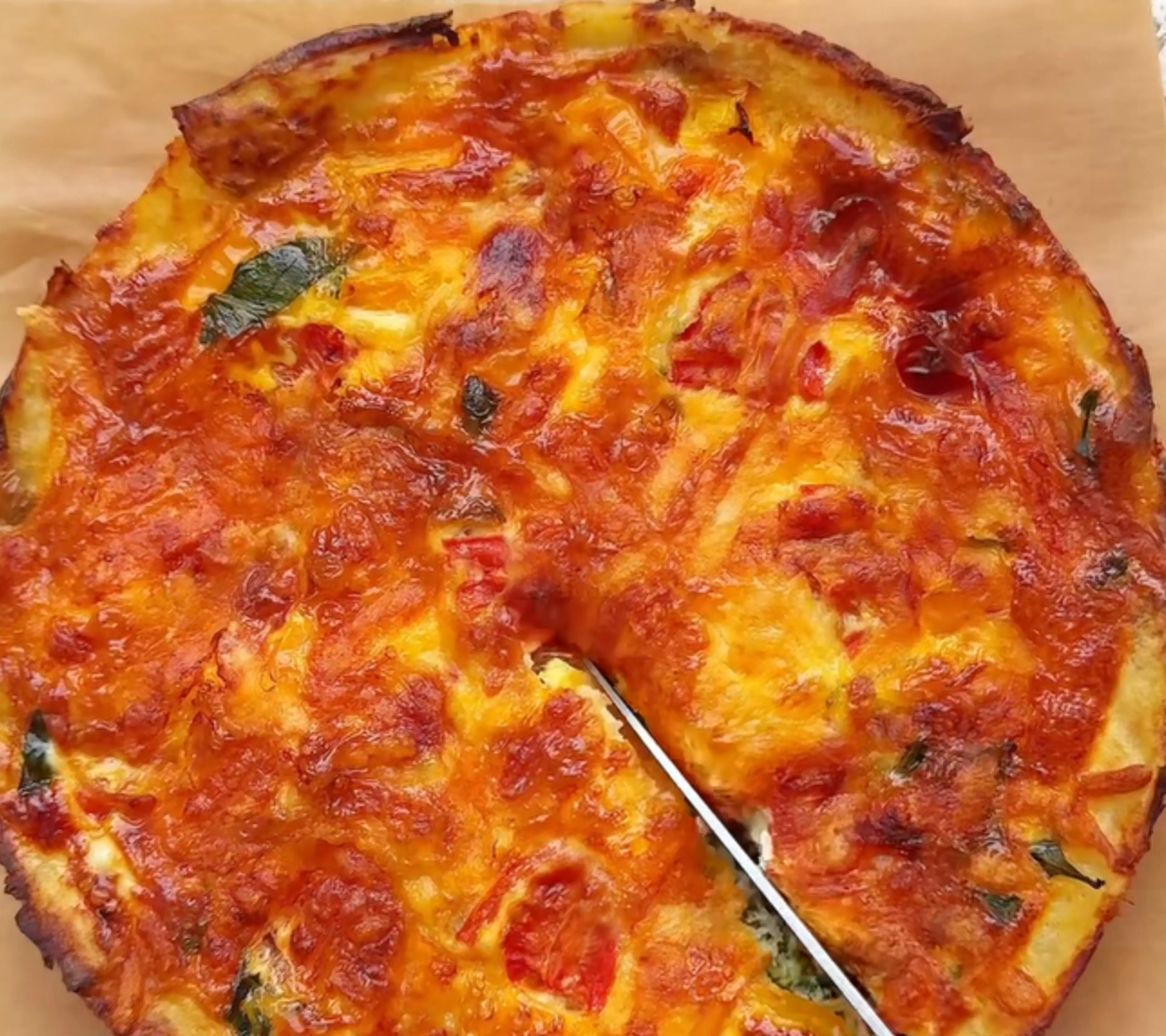 Quiche Smashed Potatoes