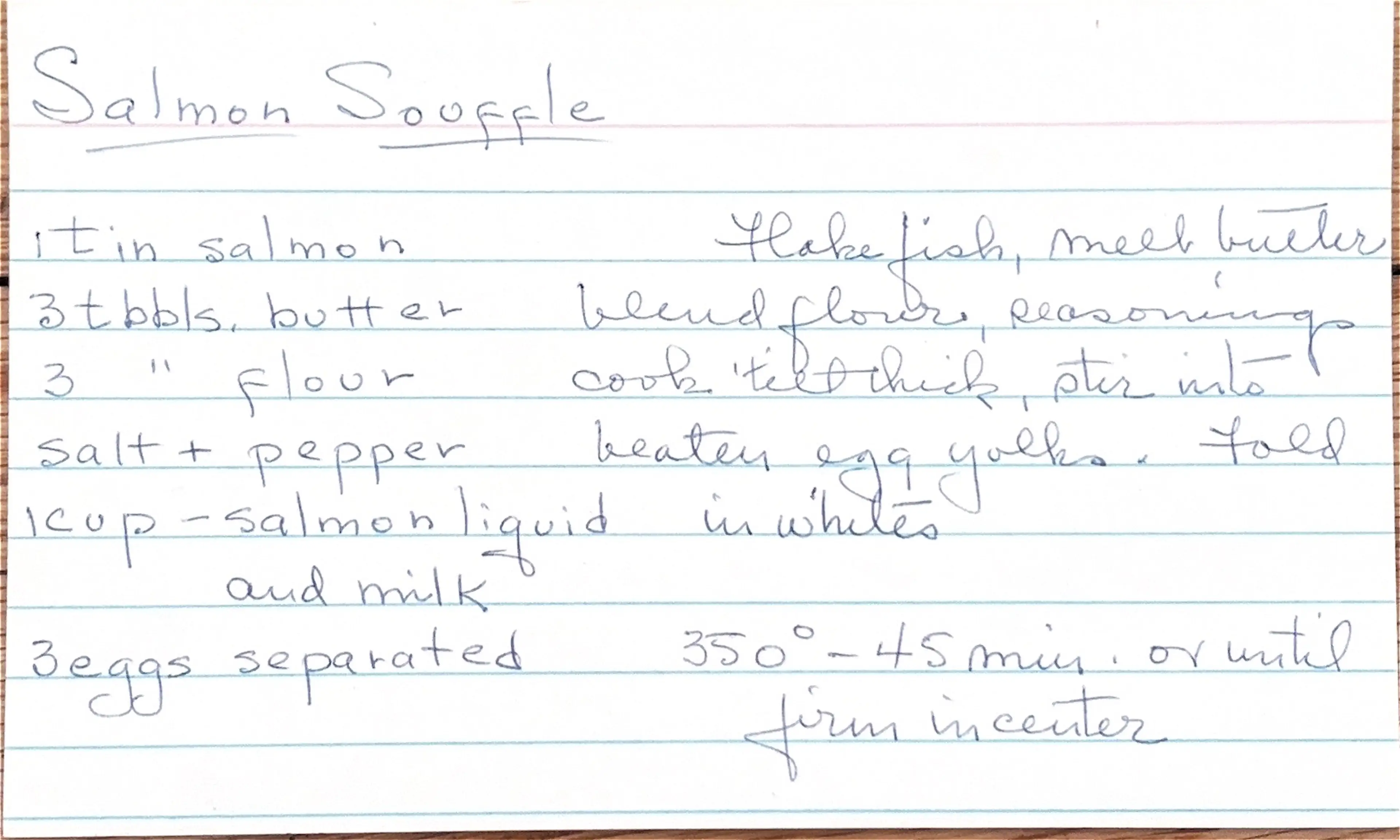 Salmon Soufflé
