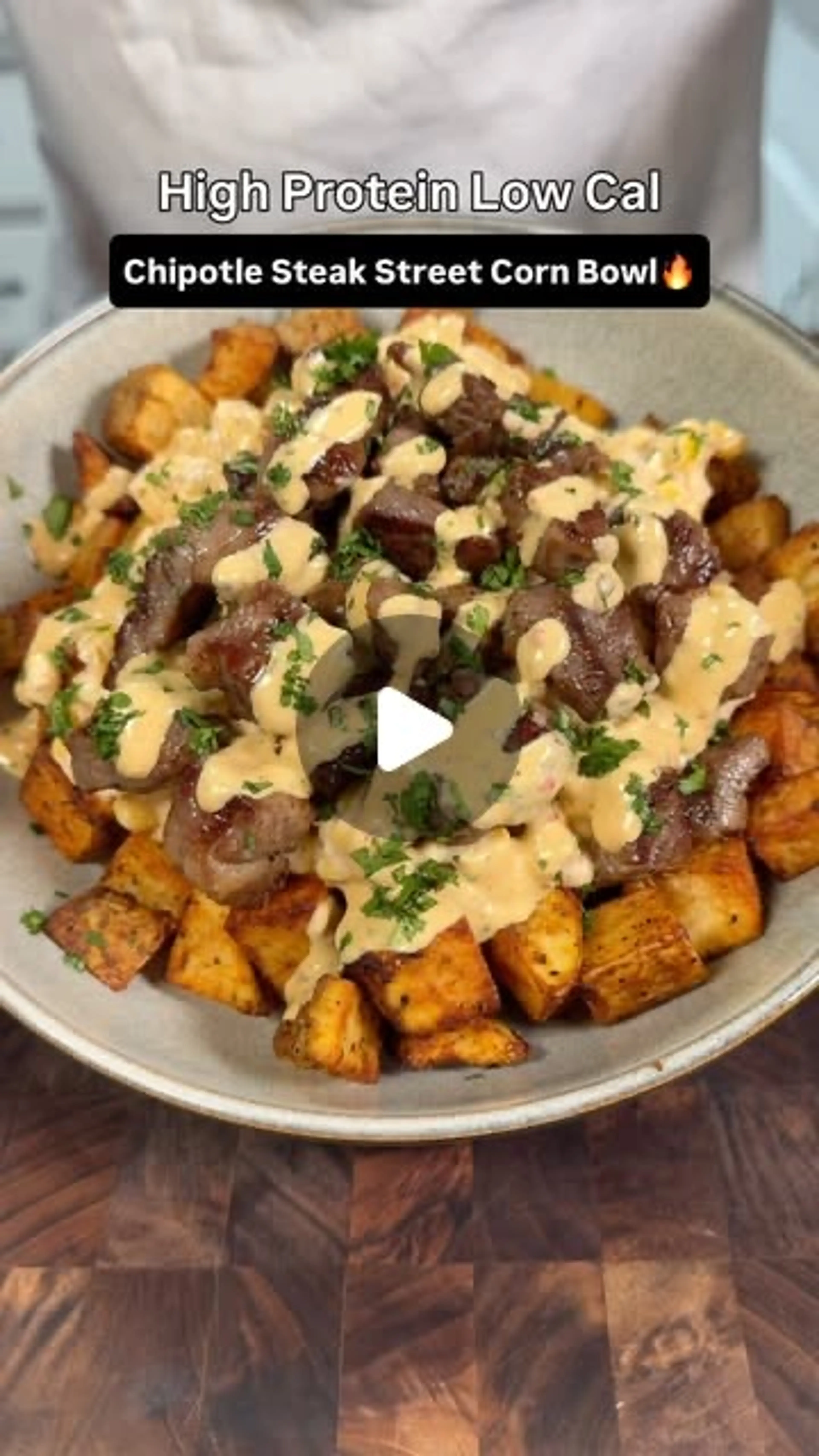 Chipotle Steak Street Corn Protein Bowl