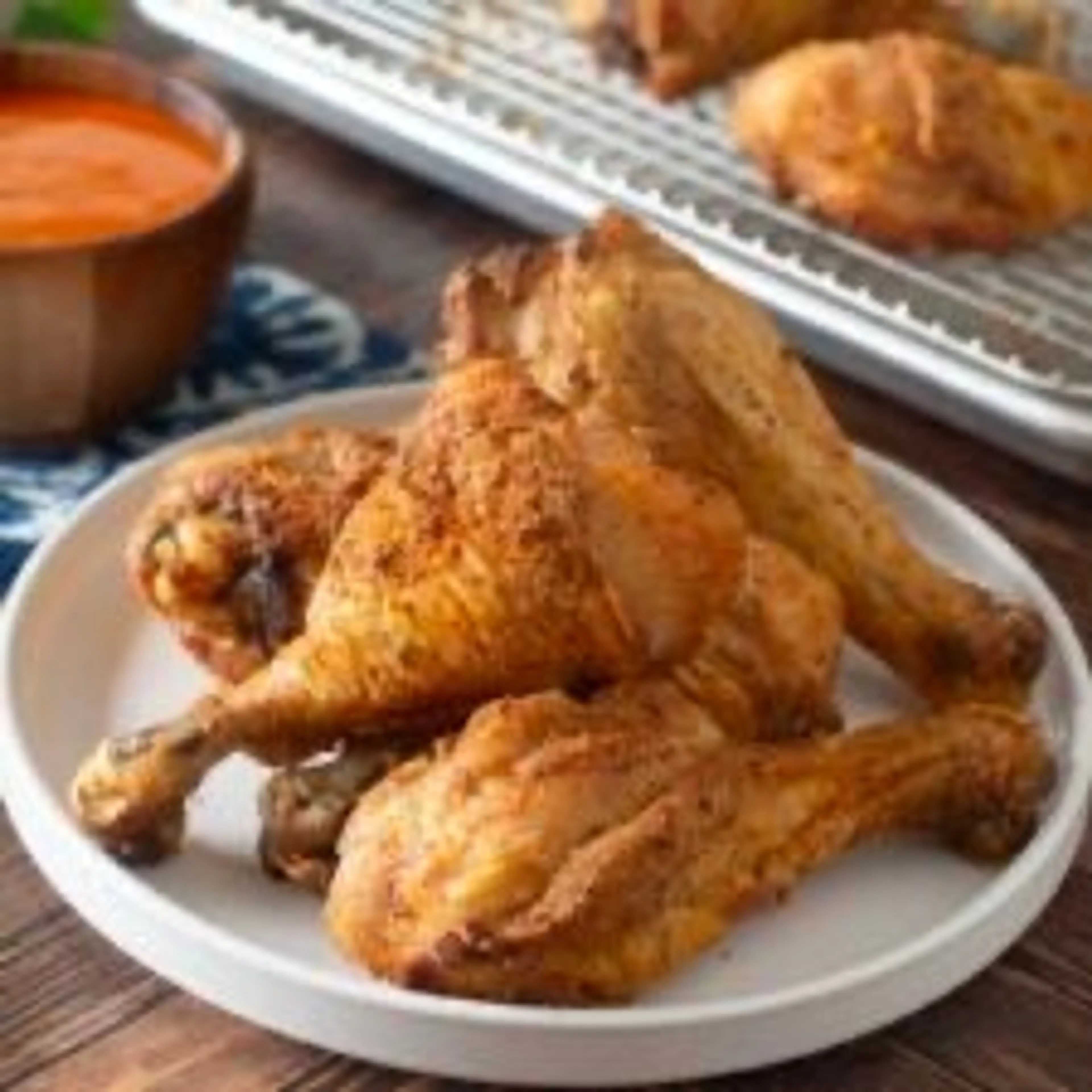 Crispiest Baked Chicken Drumsticks Recipe