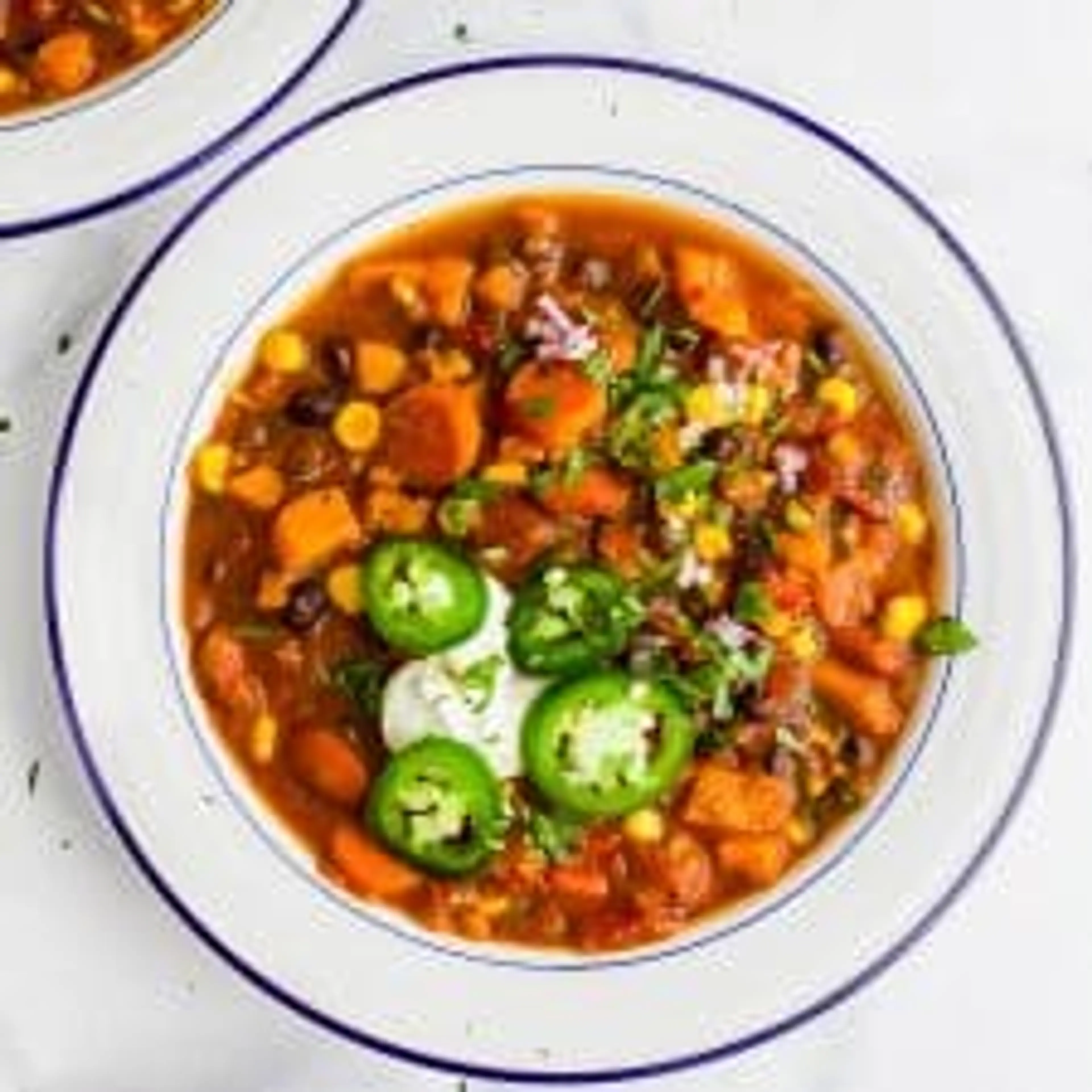 Instant Pot Sweet Potato Black Bean Beef Chili