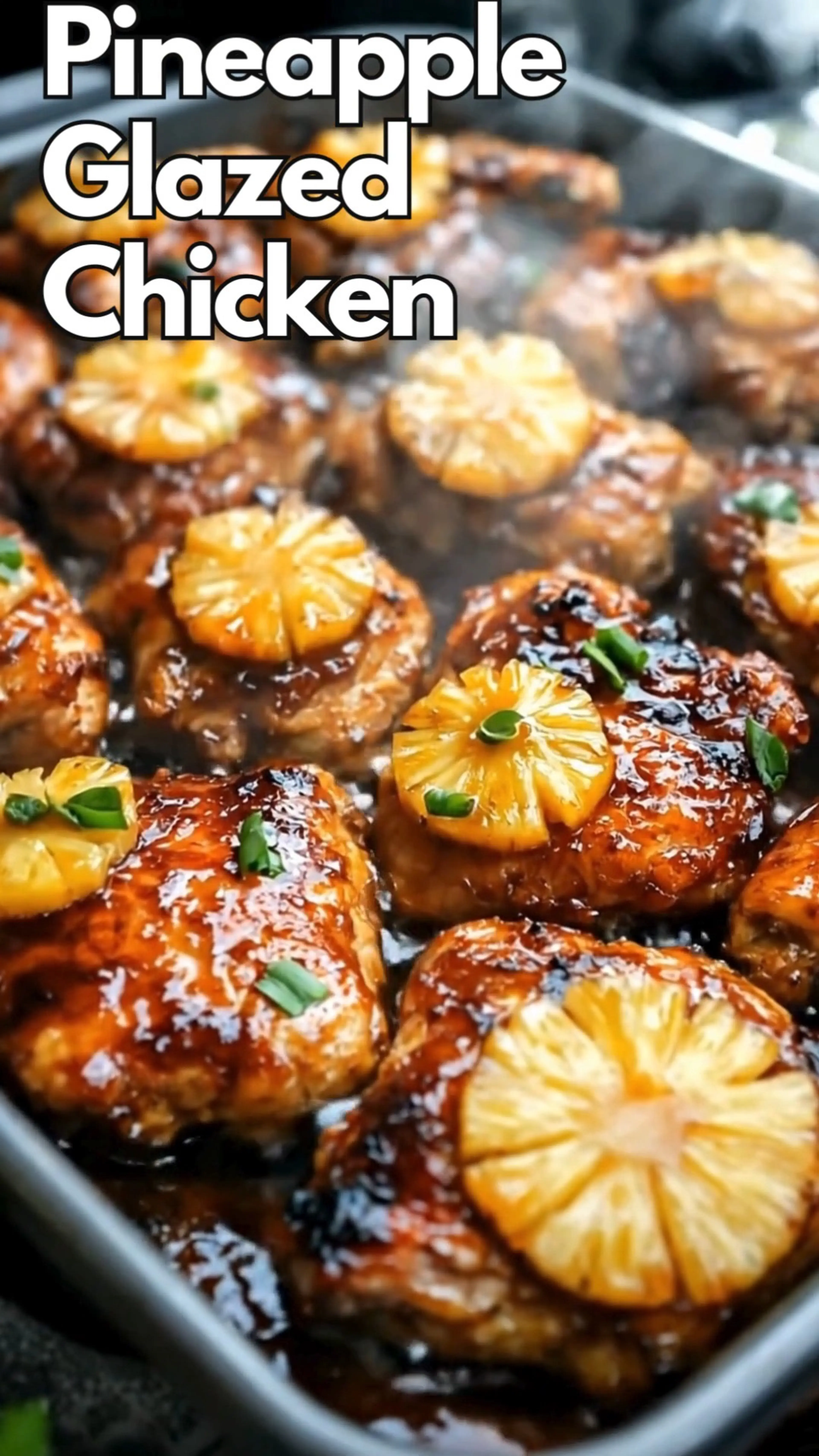Baked Huli Huli Chicken with Pineapple Glaze