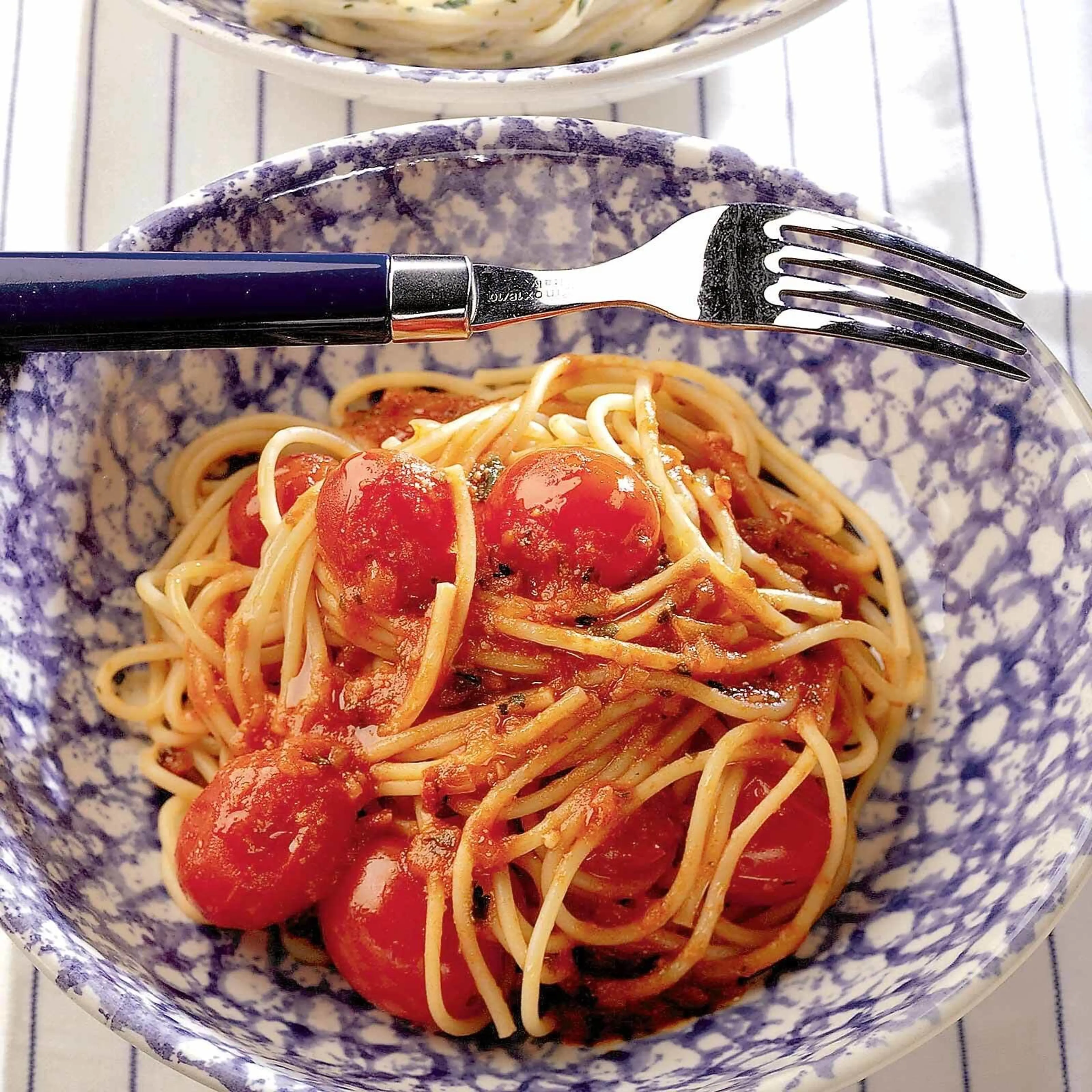 Spaghetti mit Cherry-Tomaten