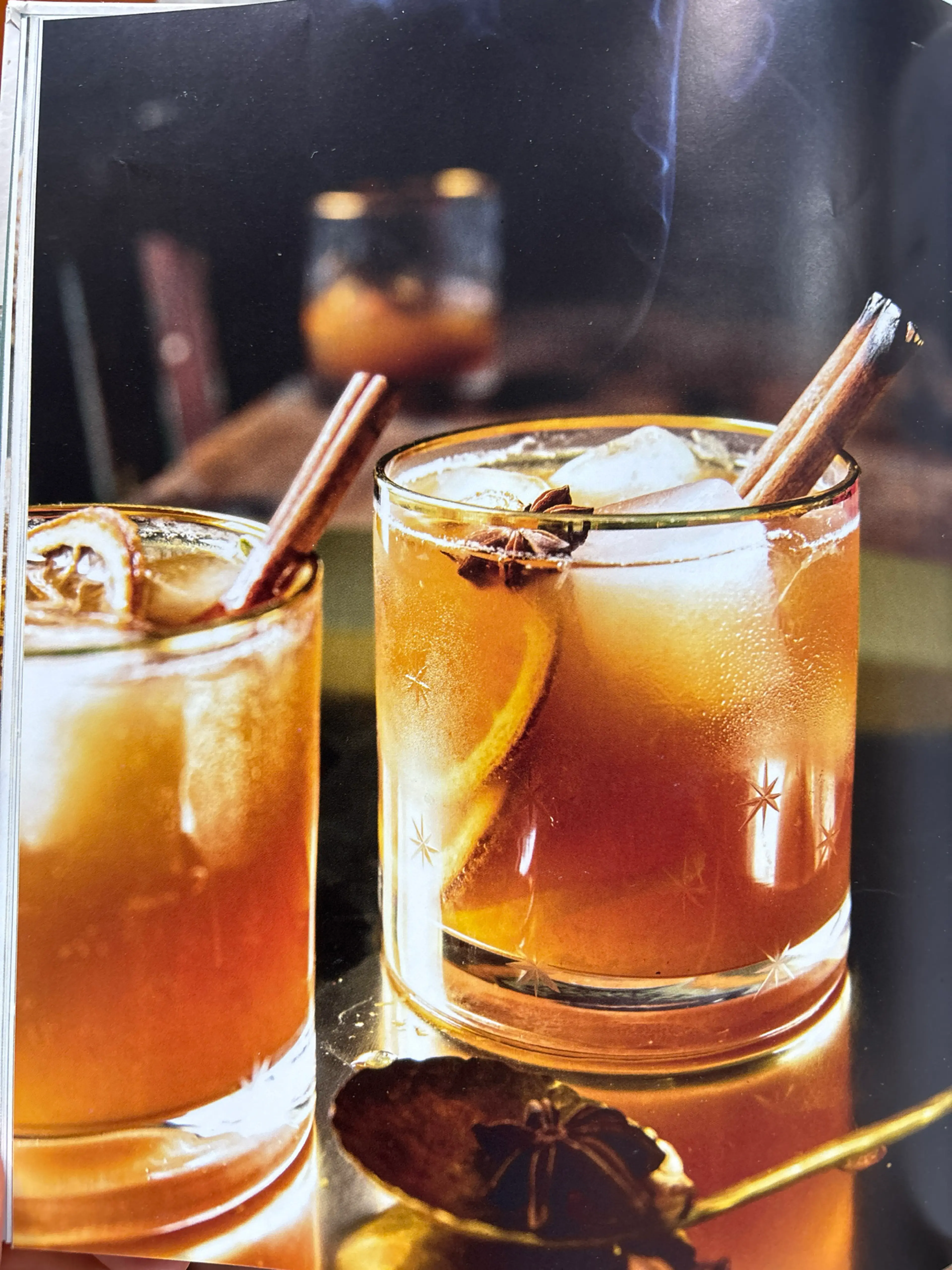 lemon chai bourbon smash