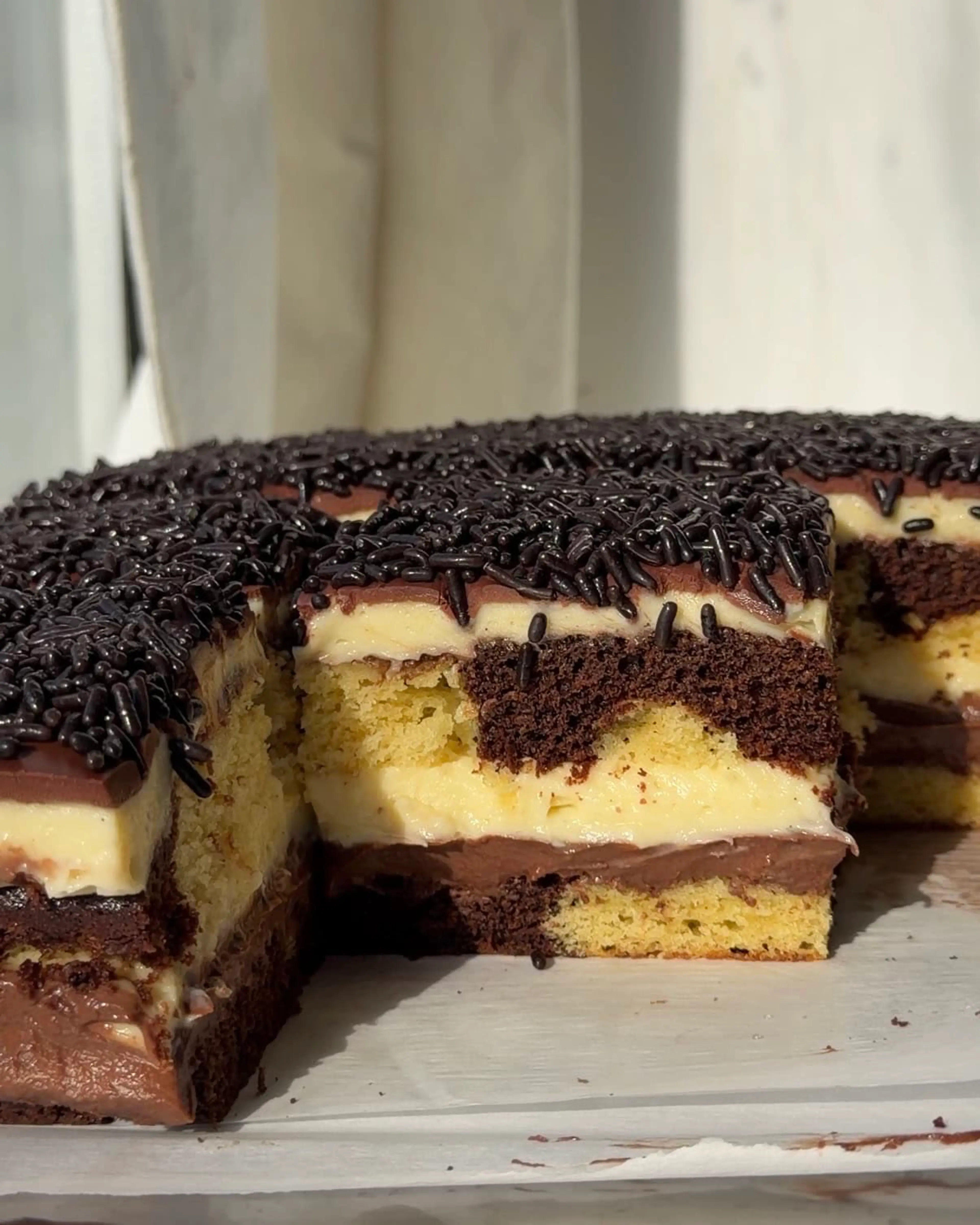 Marble Layer Cake