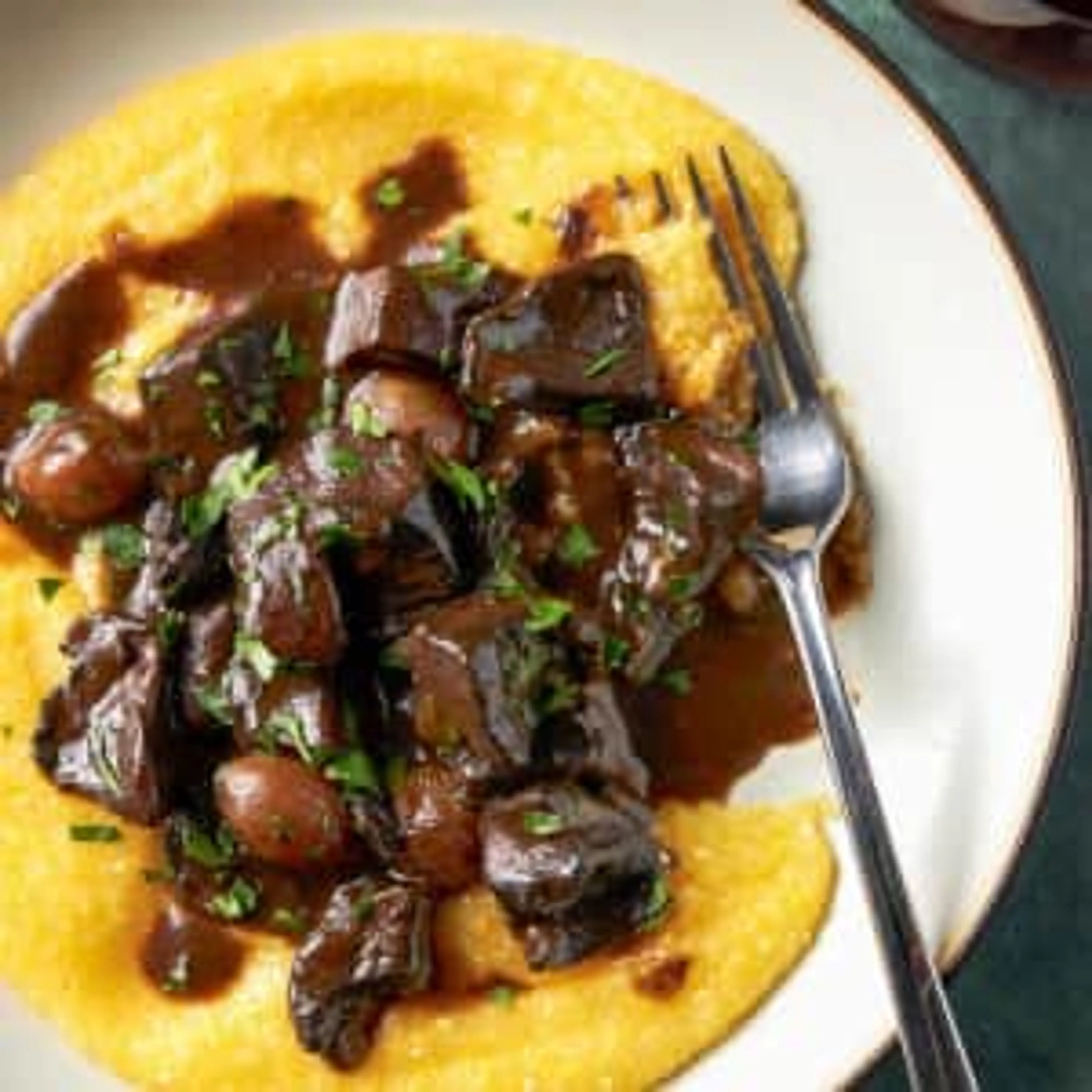 Mushroom Bourguignon