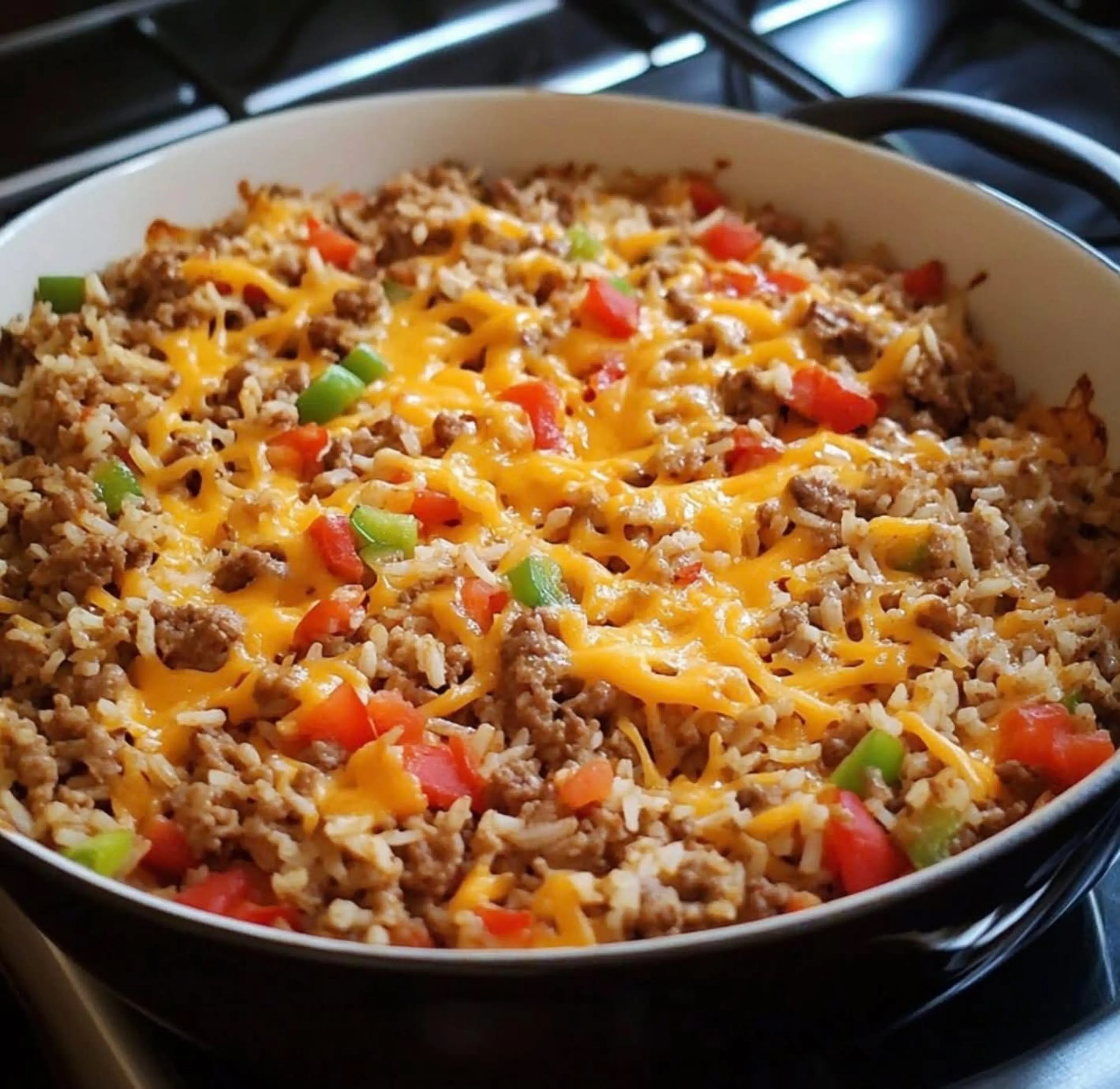 Easy beef & Rice Bake