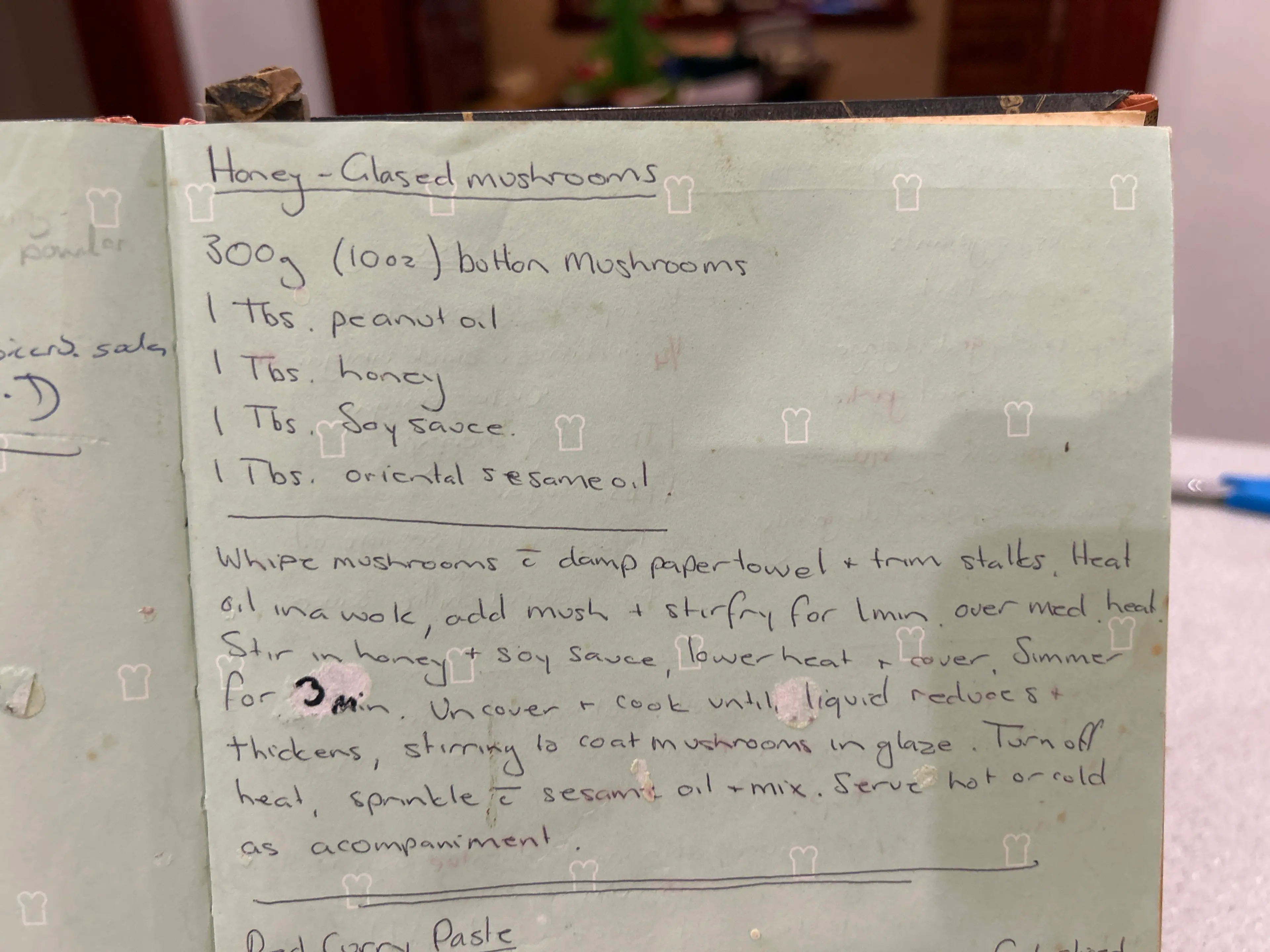 Honey Glazed Mushrooms