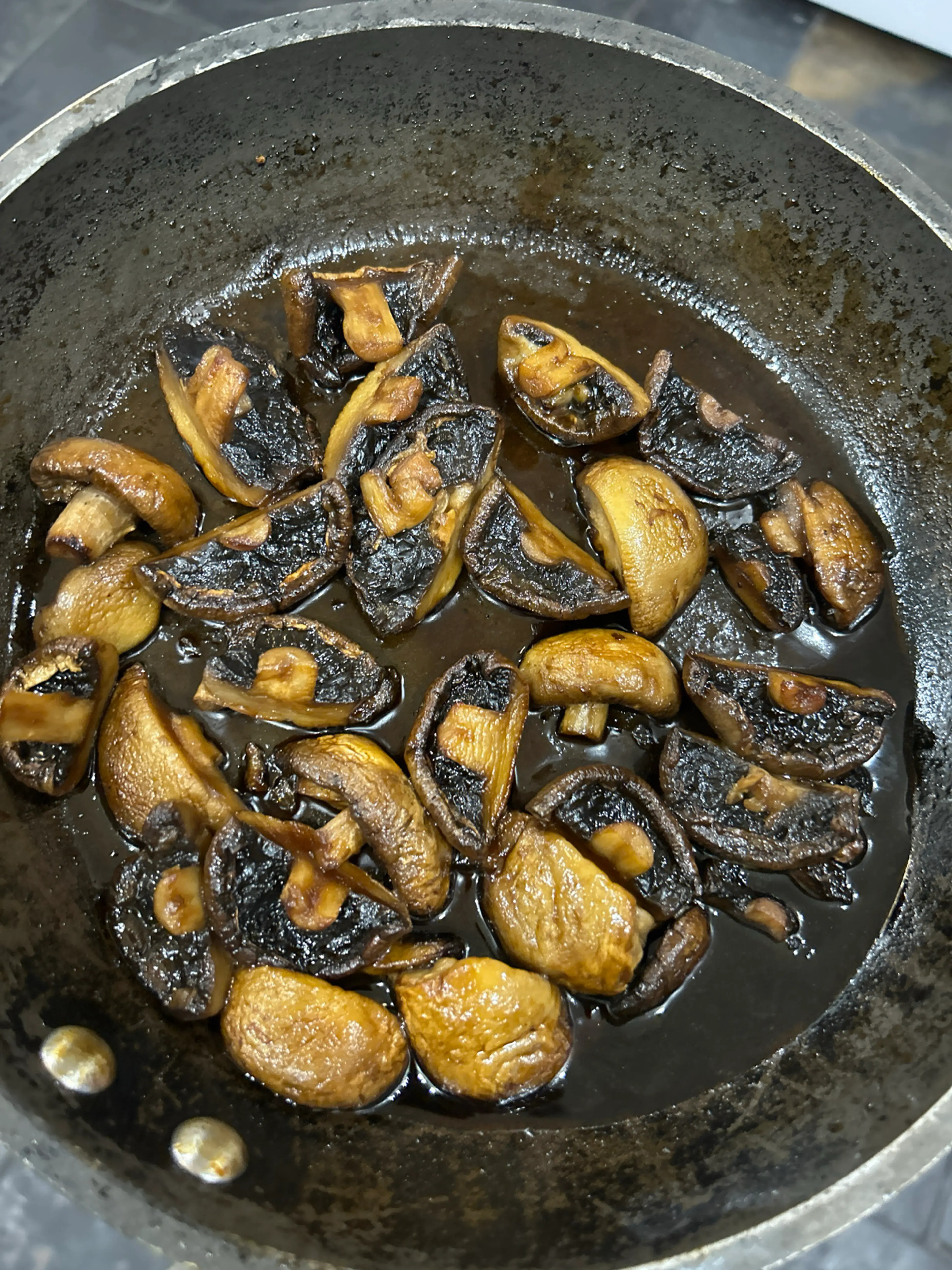 Honey Glazed Mushrooms