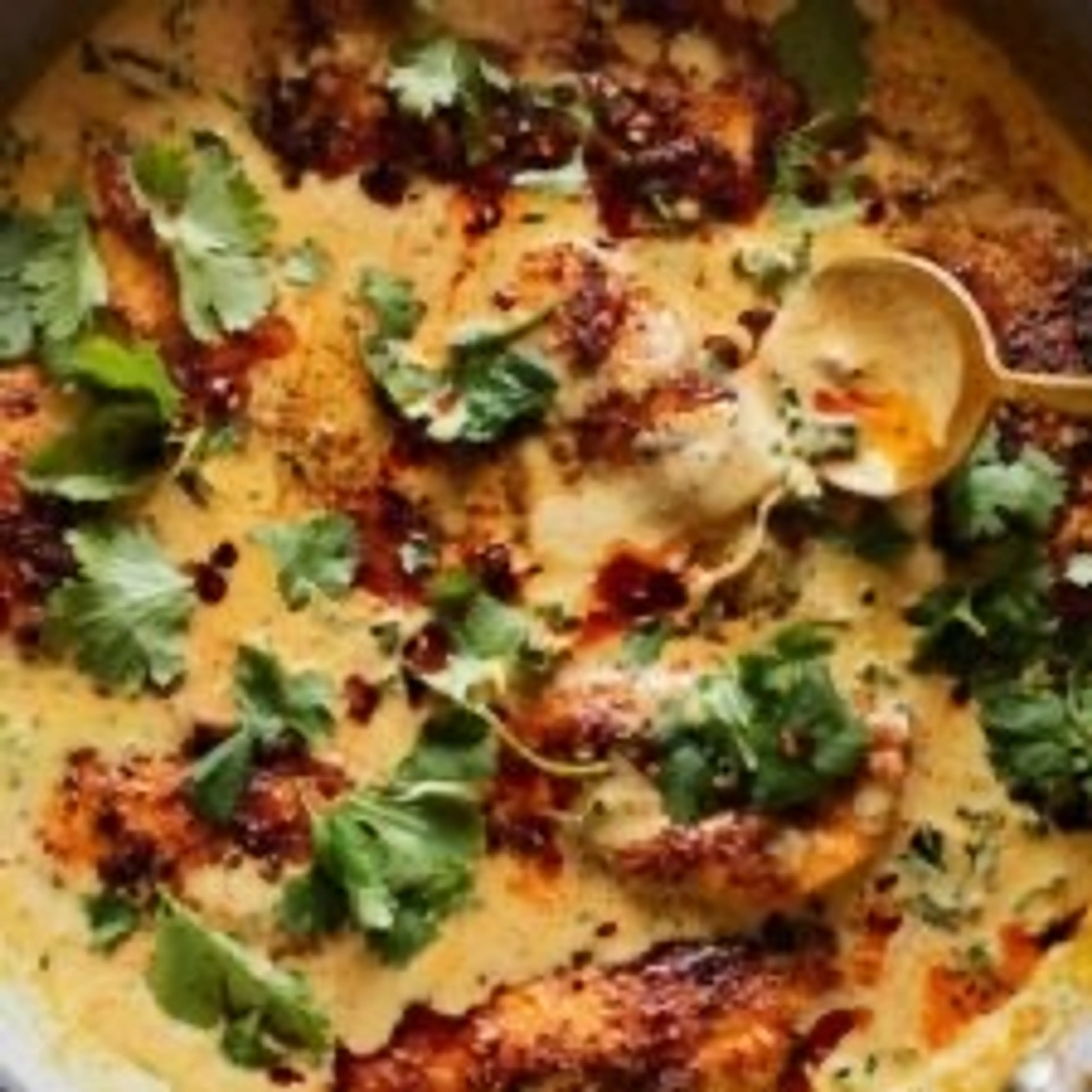 Chicken with Coconut Kale