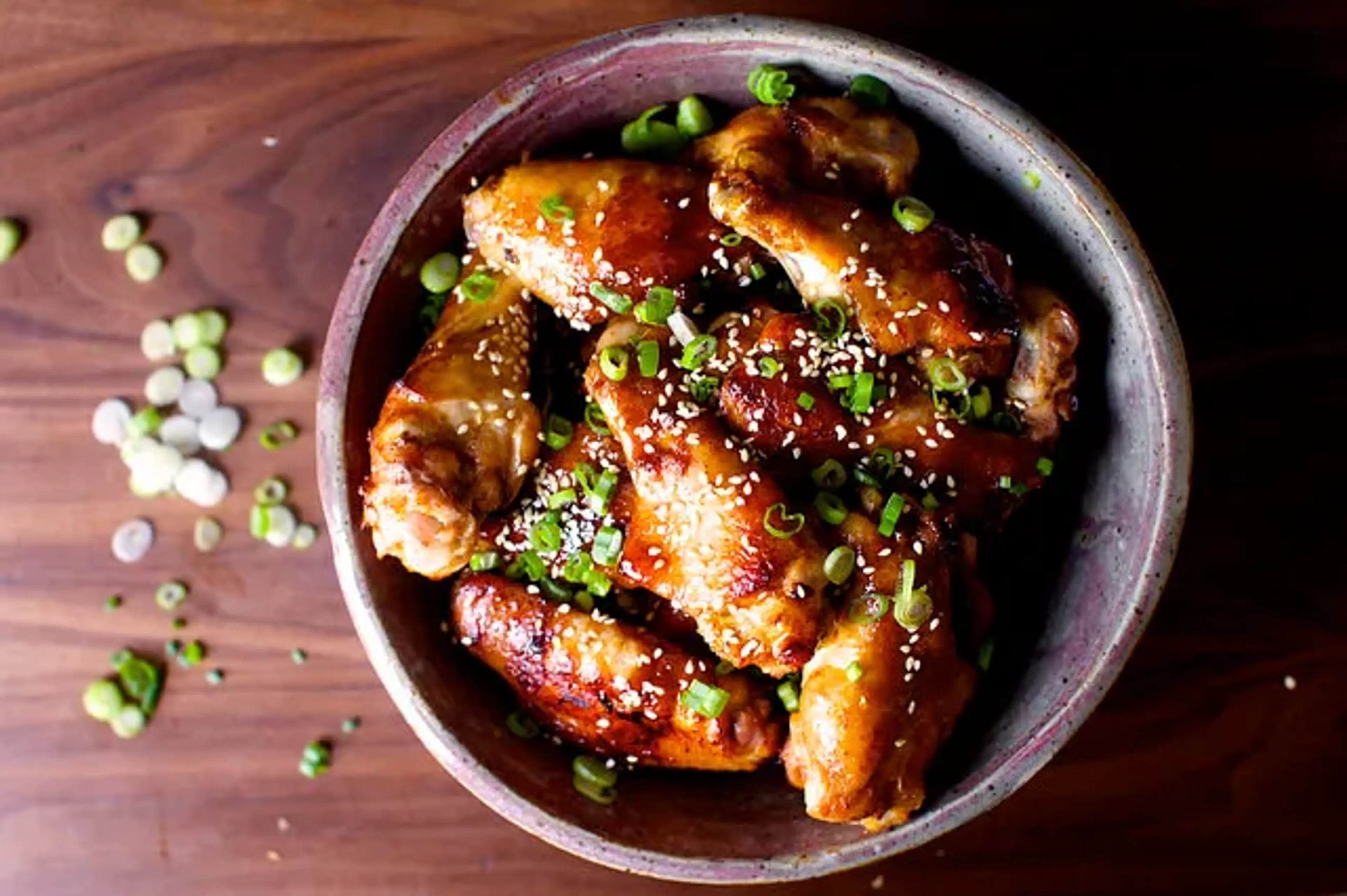 sticky sesame wings