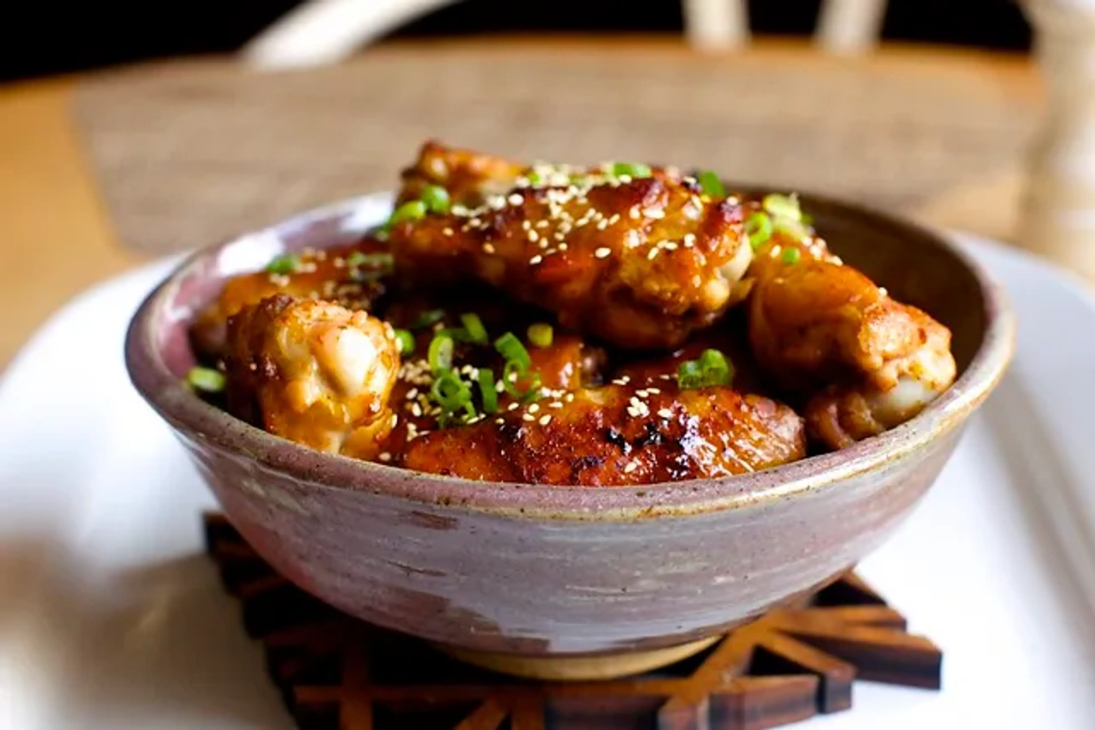 sticky sesame wings