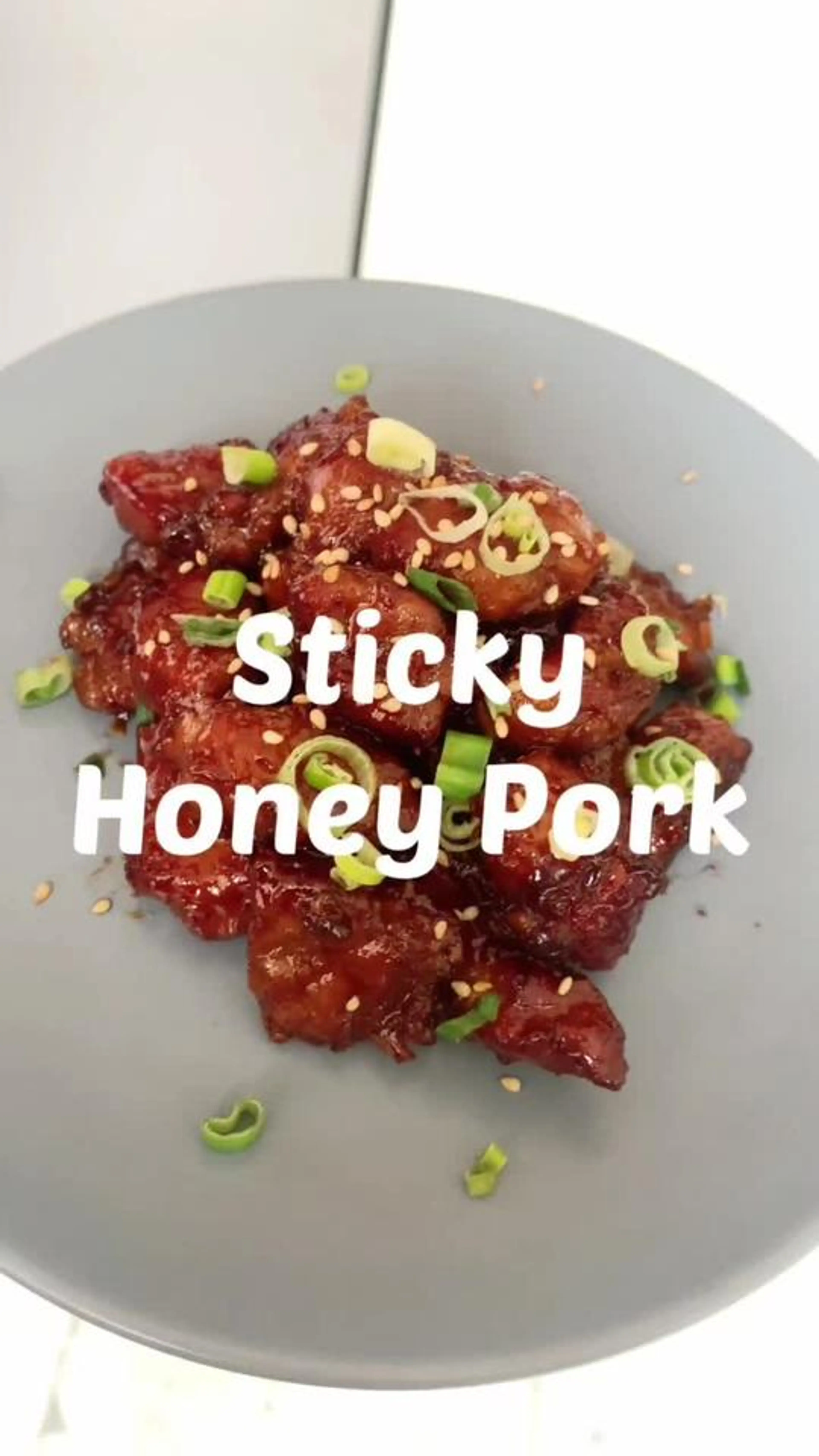 Sticky Honey Pork