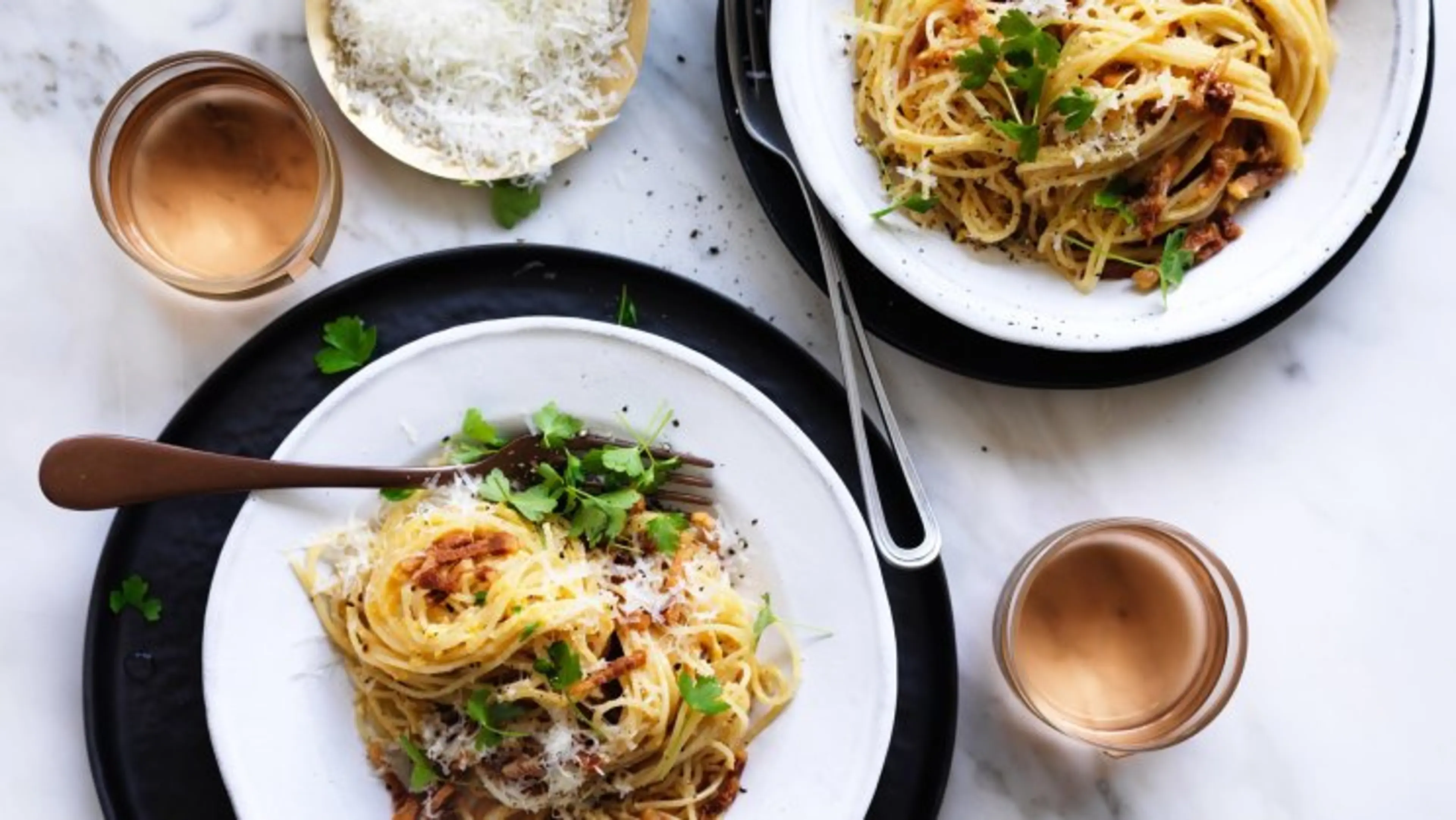 Adam Liaw's classic carbonara