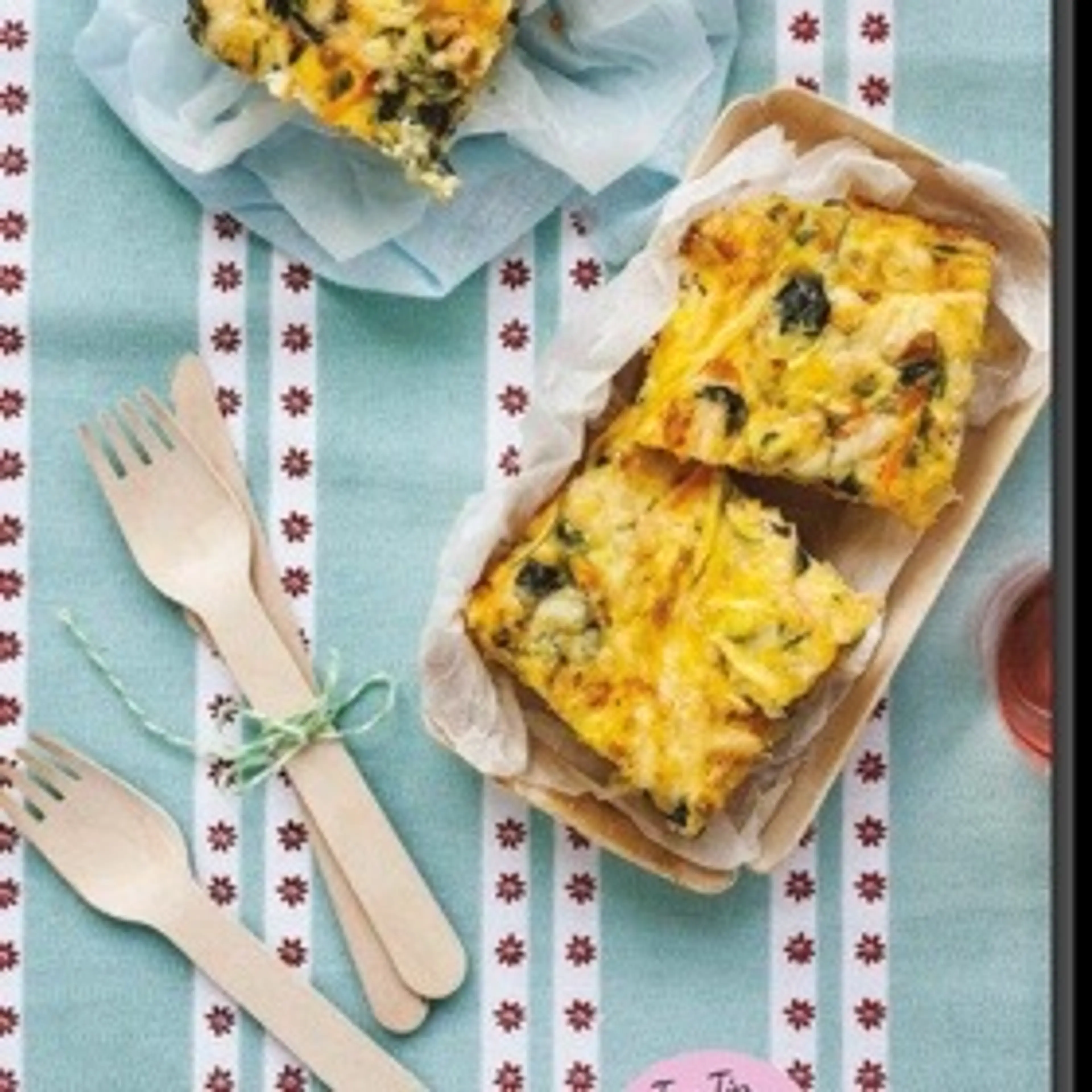 Veggie Packed Frittata Slices