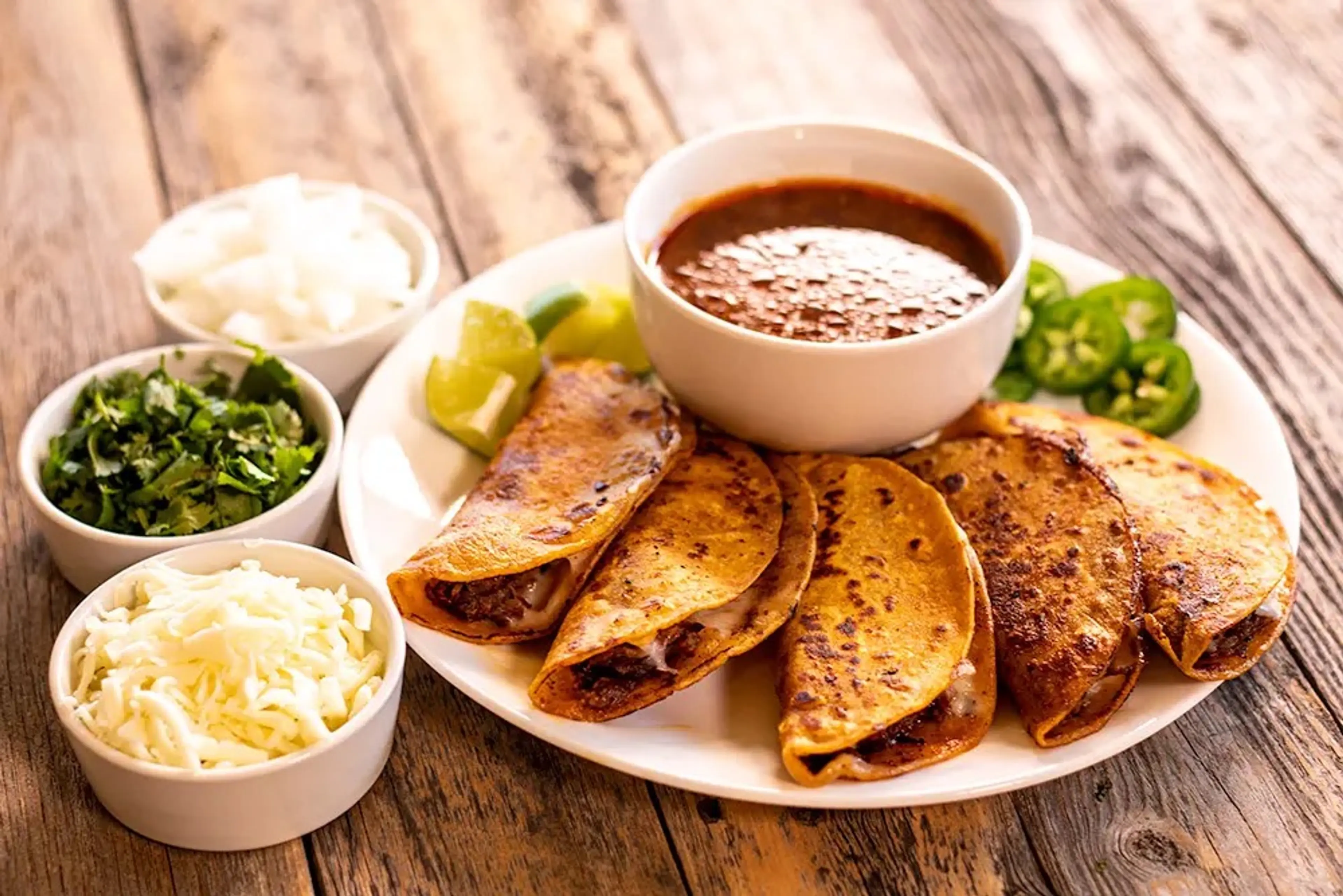 Birria Tacos with Consomme