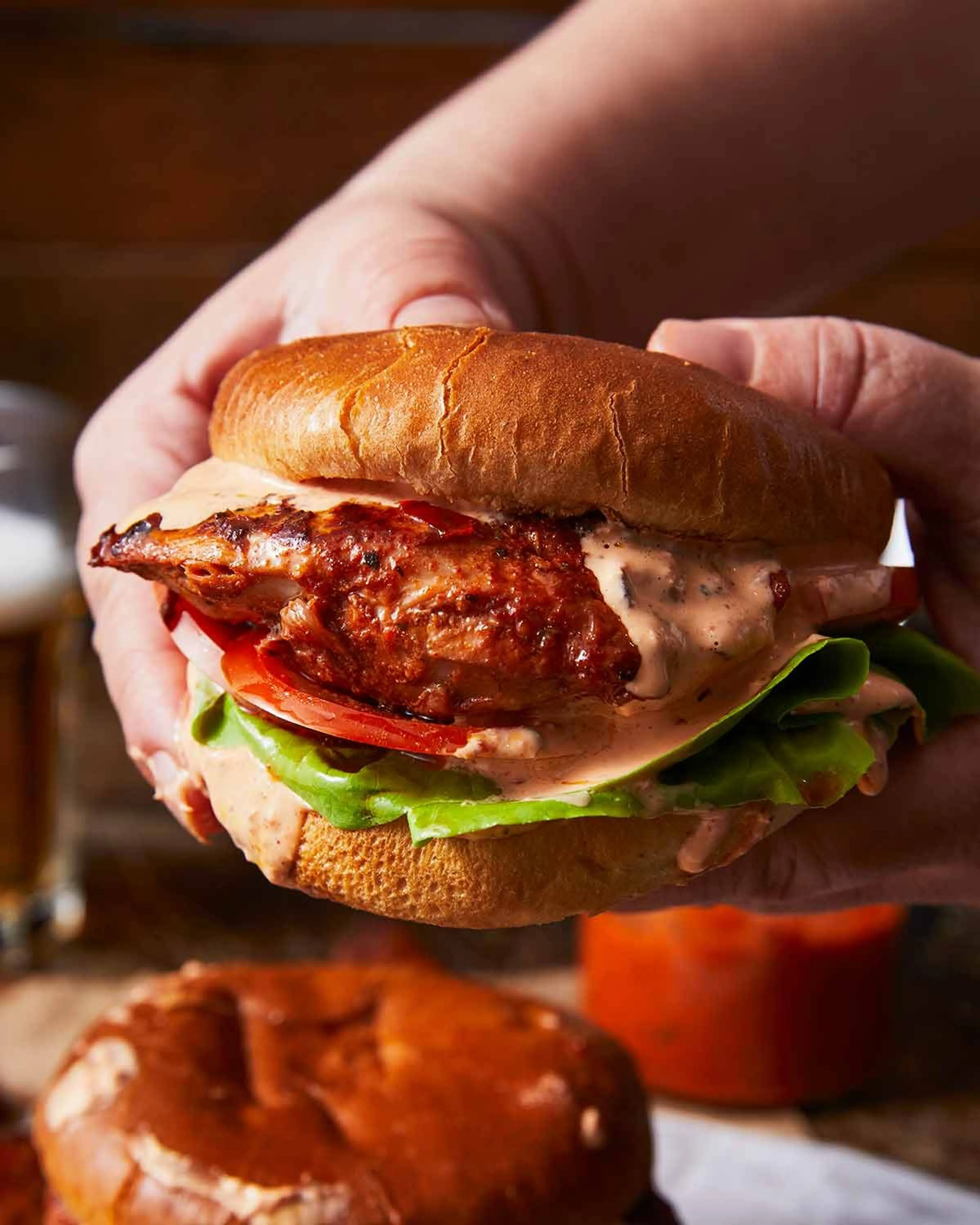 Nando's Peri Peri Chicken Burgers