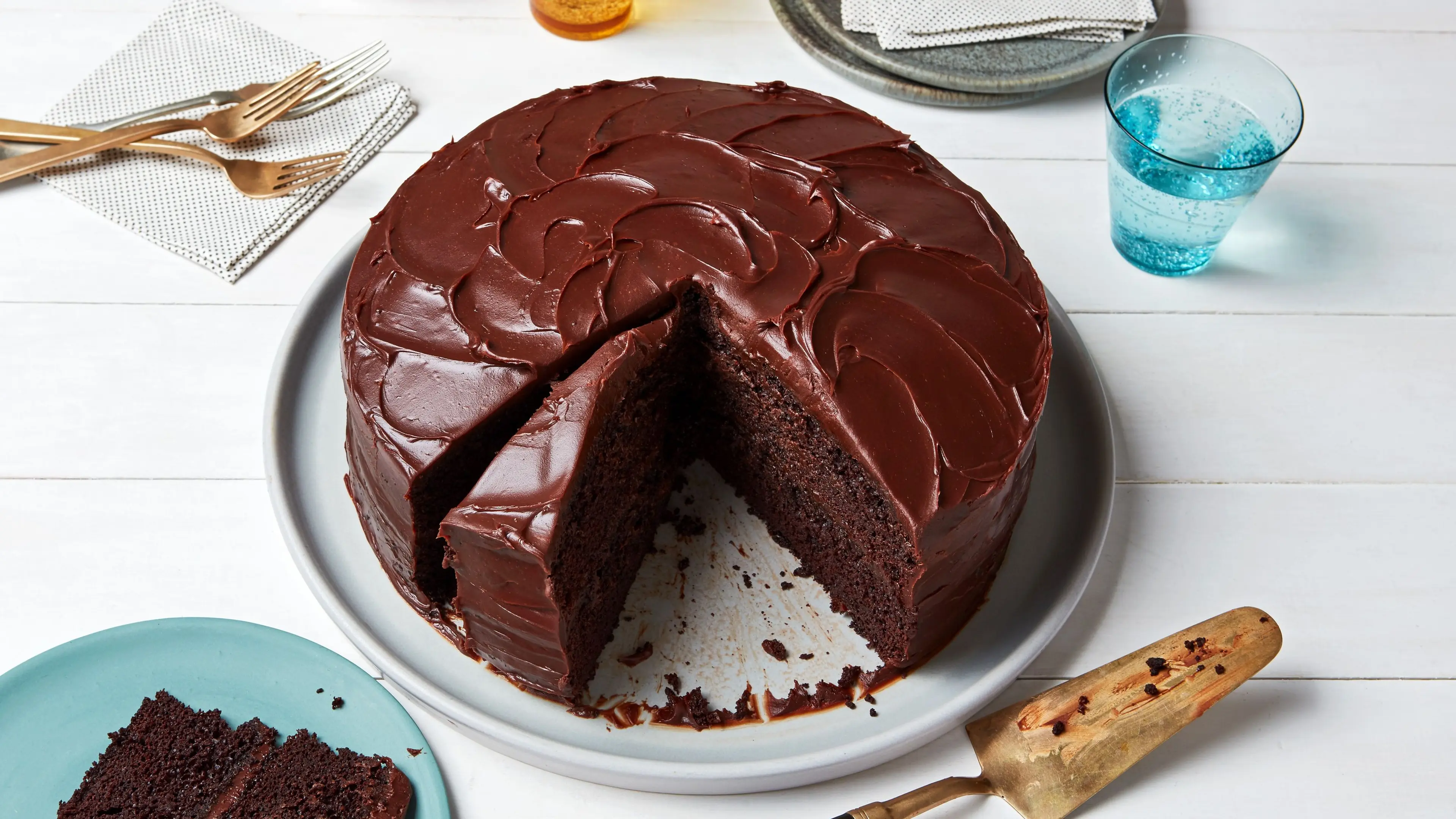 Double Chocolate Layer Cake