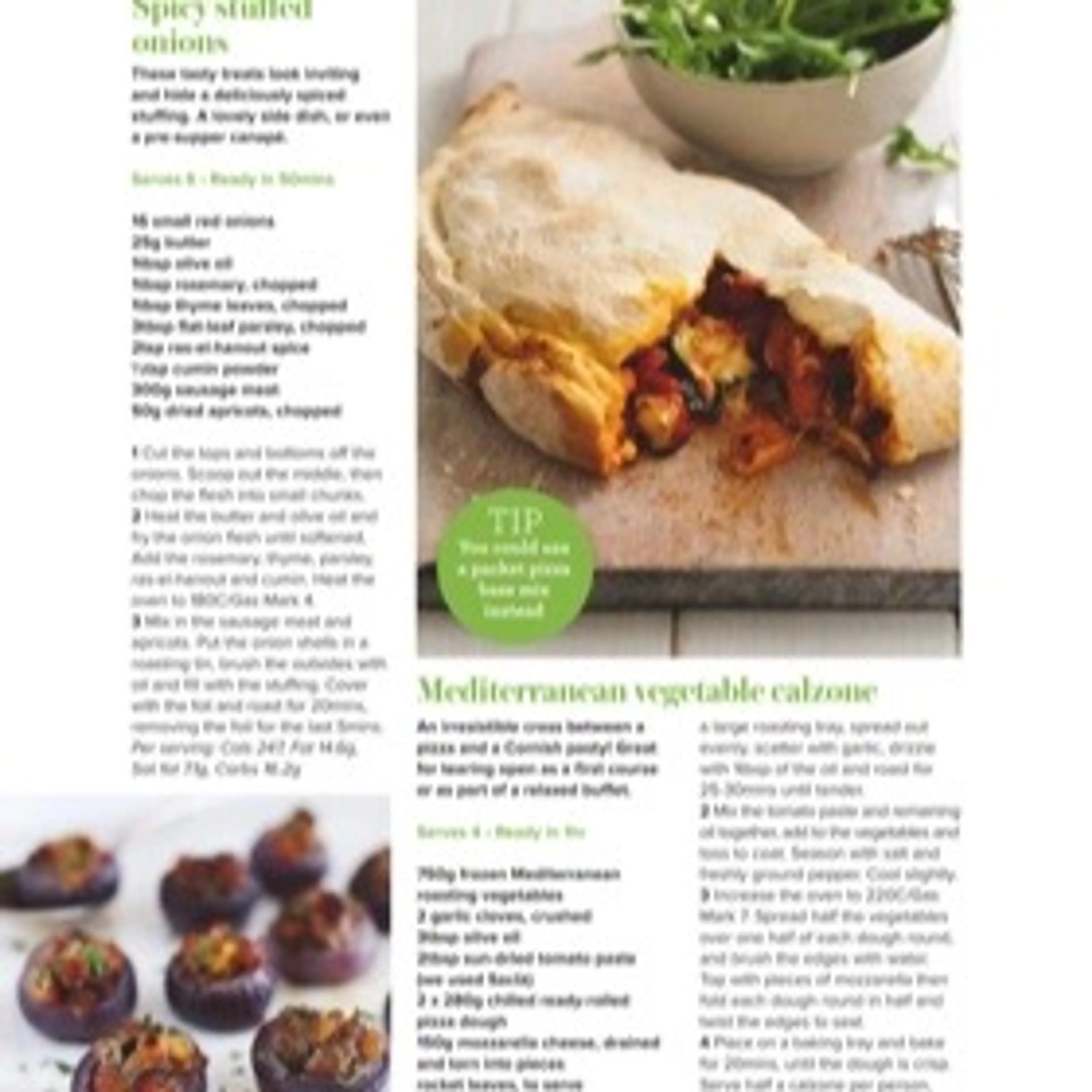 Spicy stuffed onions