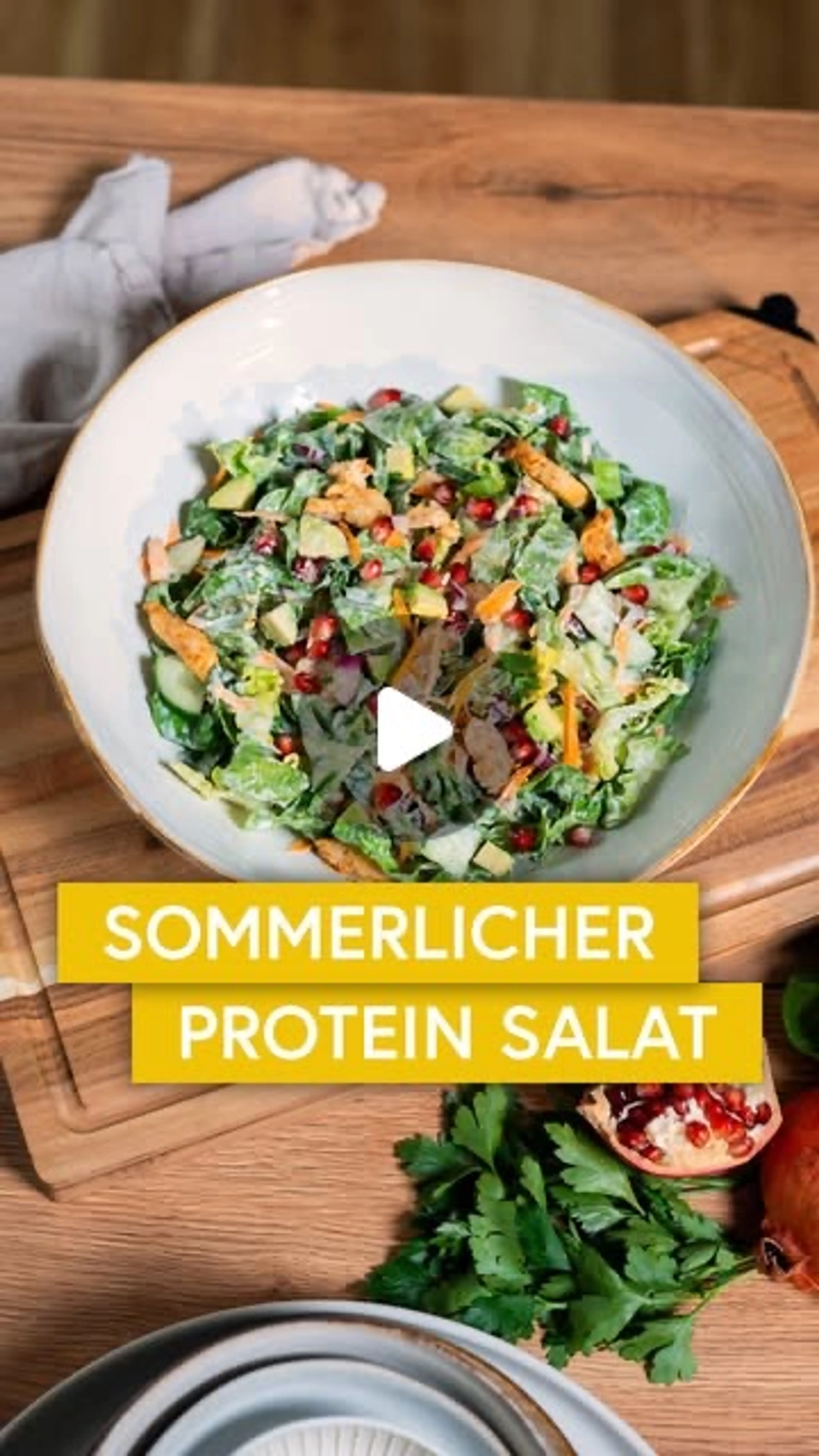 Salat mit Hähnchen