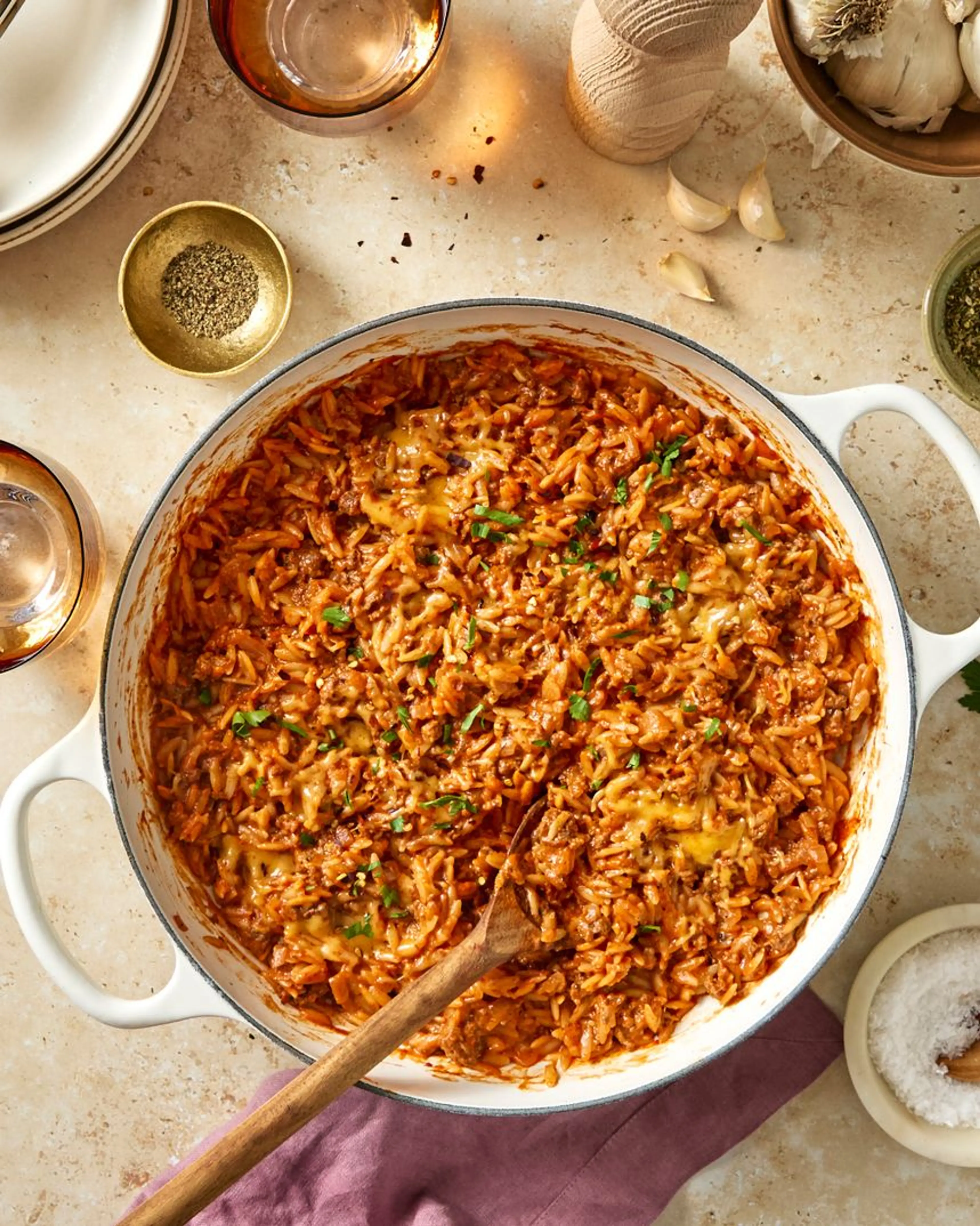 TJ's One Pot Hamburger Helper Orzo