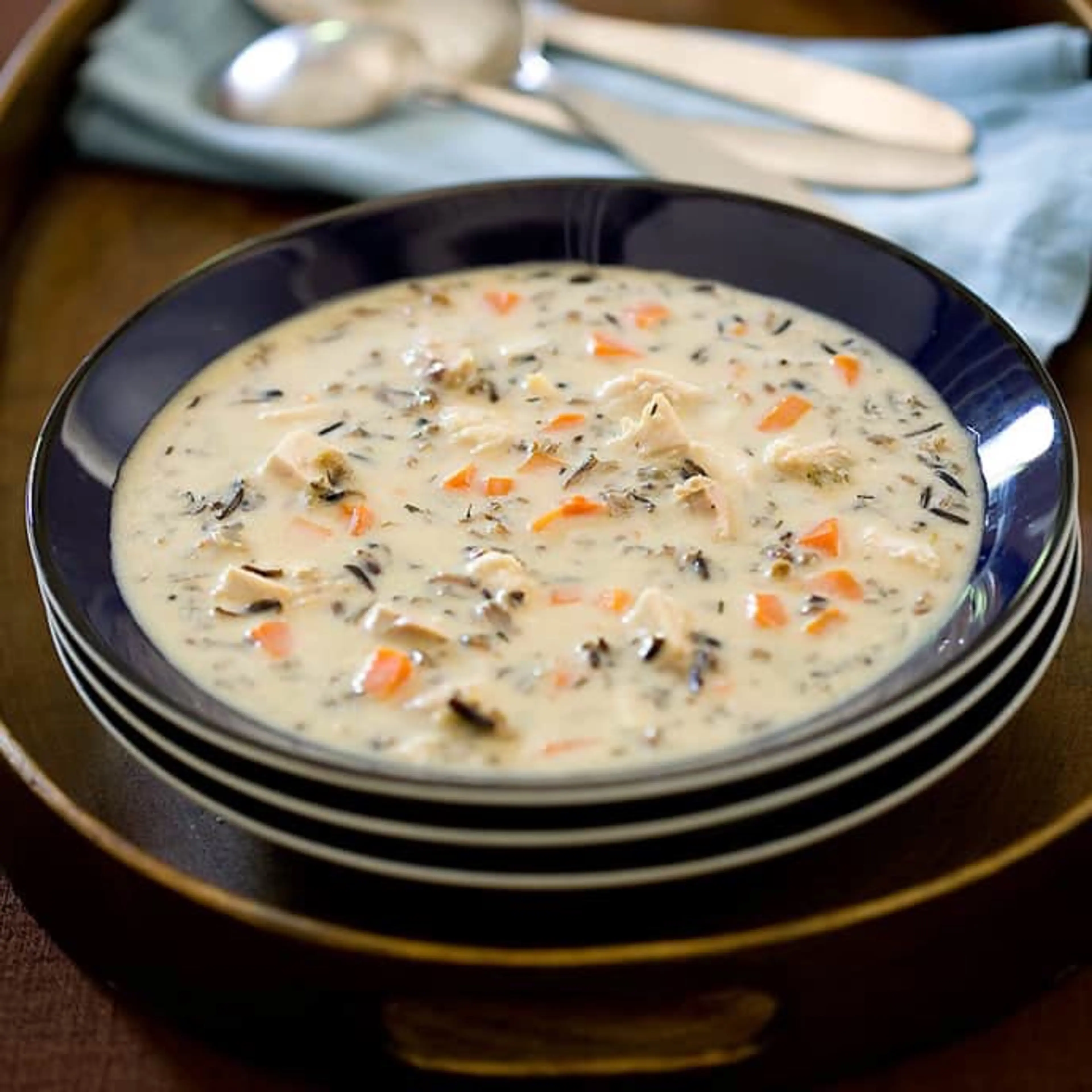 Creamy Turkey & Wild Rice Soup (ATK)