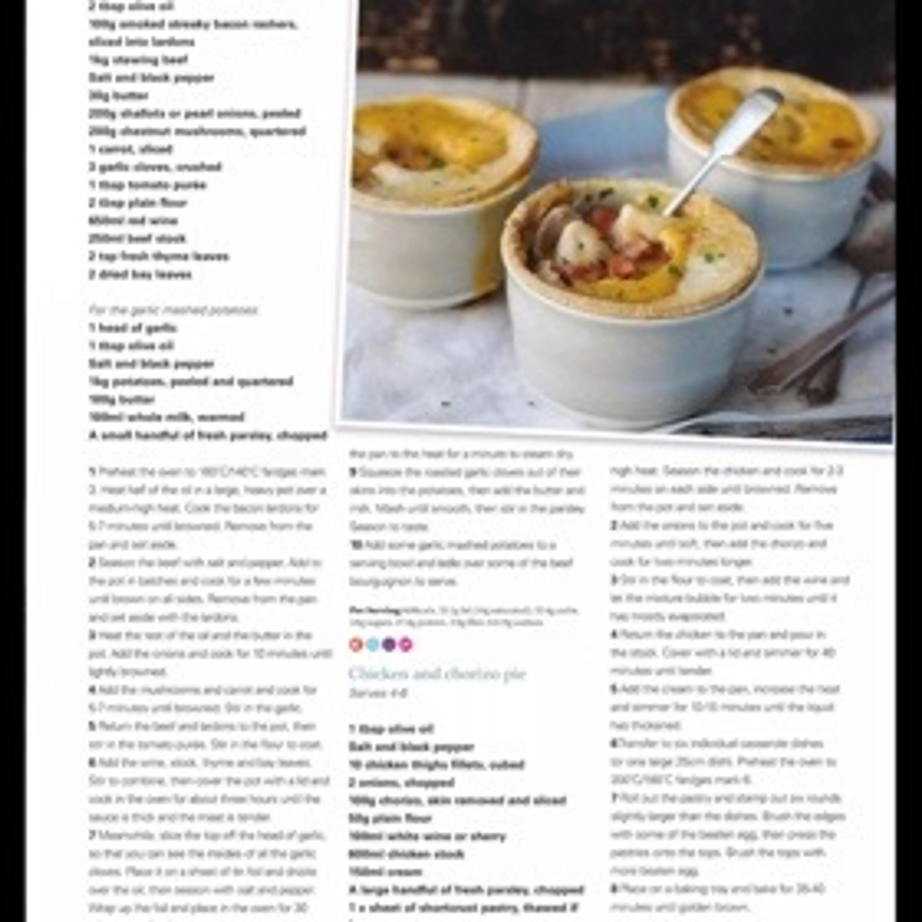 Chicken and Chorizo Pie