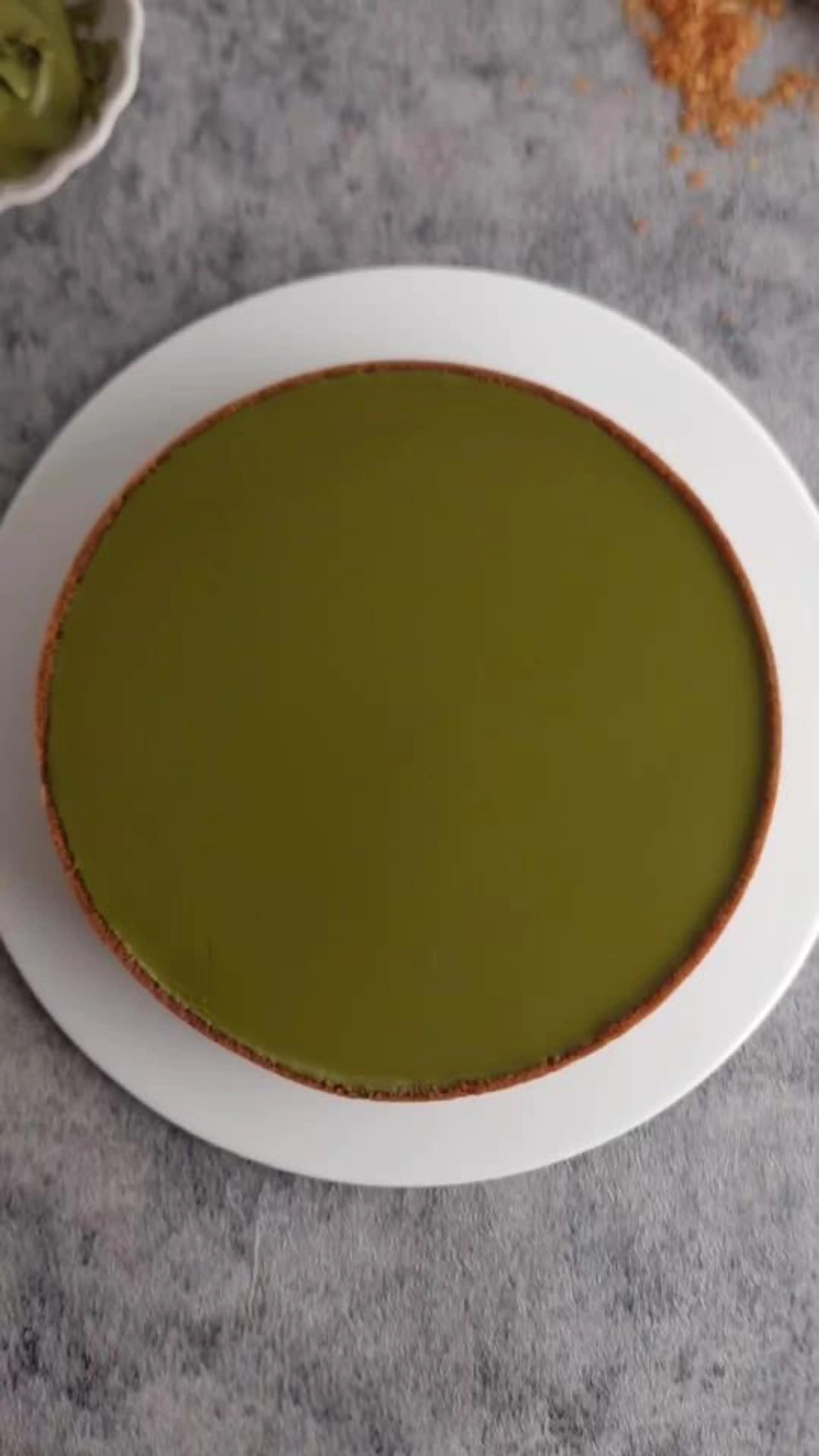Cheesecake Pistache Vanille Sans Cuisson