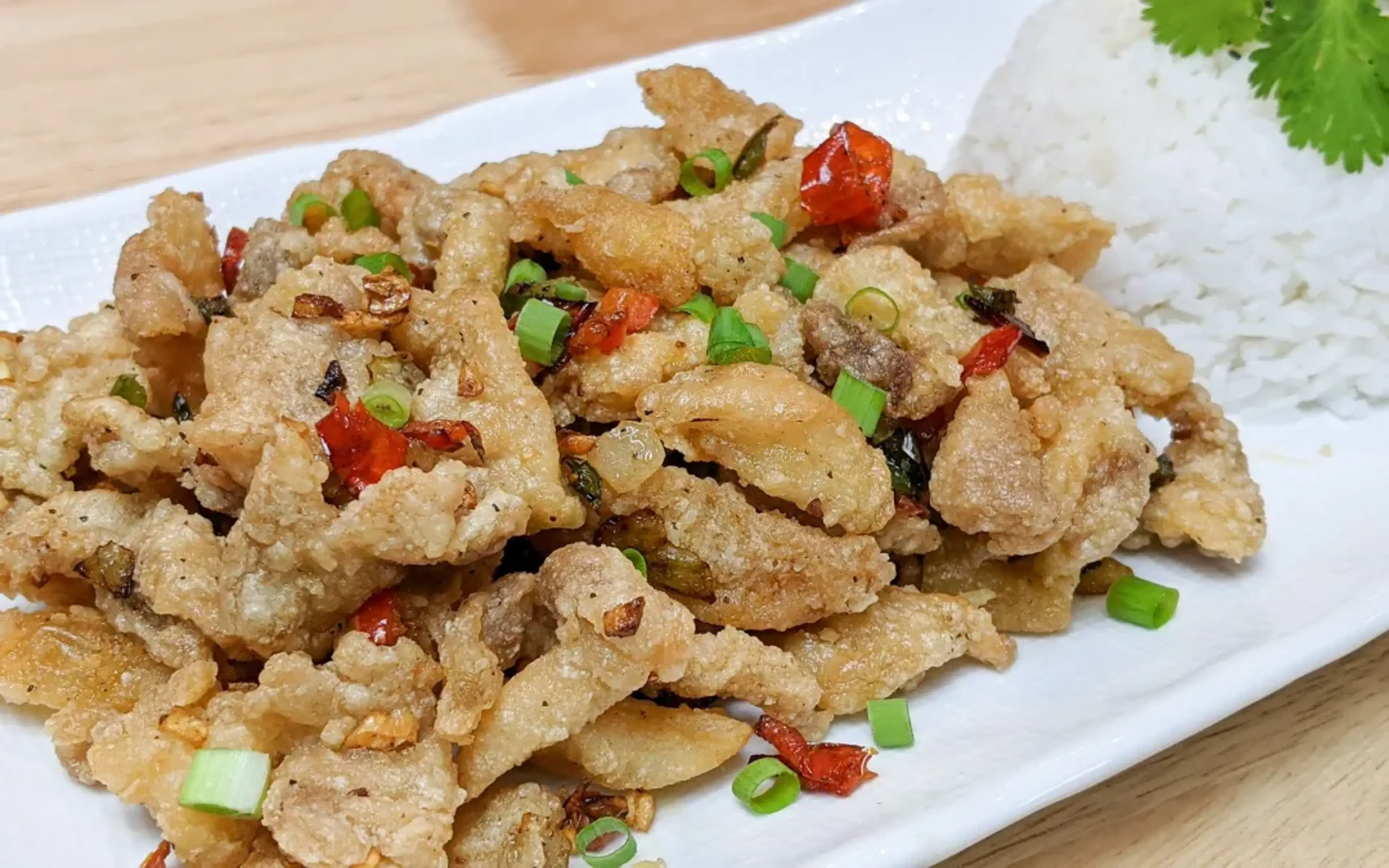 Poulet frit sel et poivre